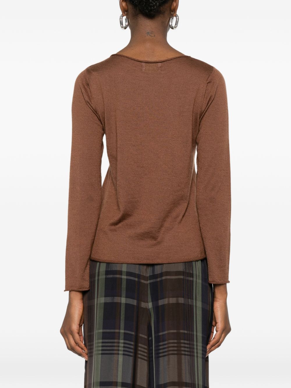 Beyou Cashmere and silk blend sweater – Cashmere 55%, Silk 45% - view 2