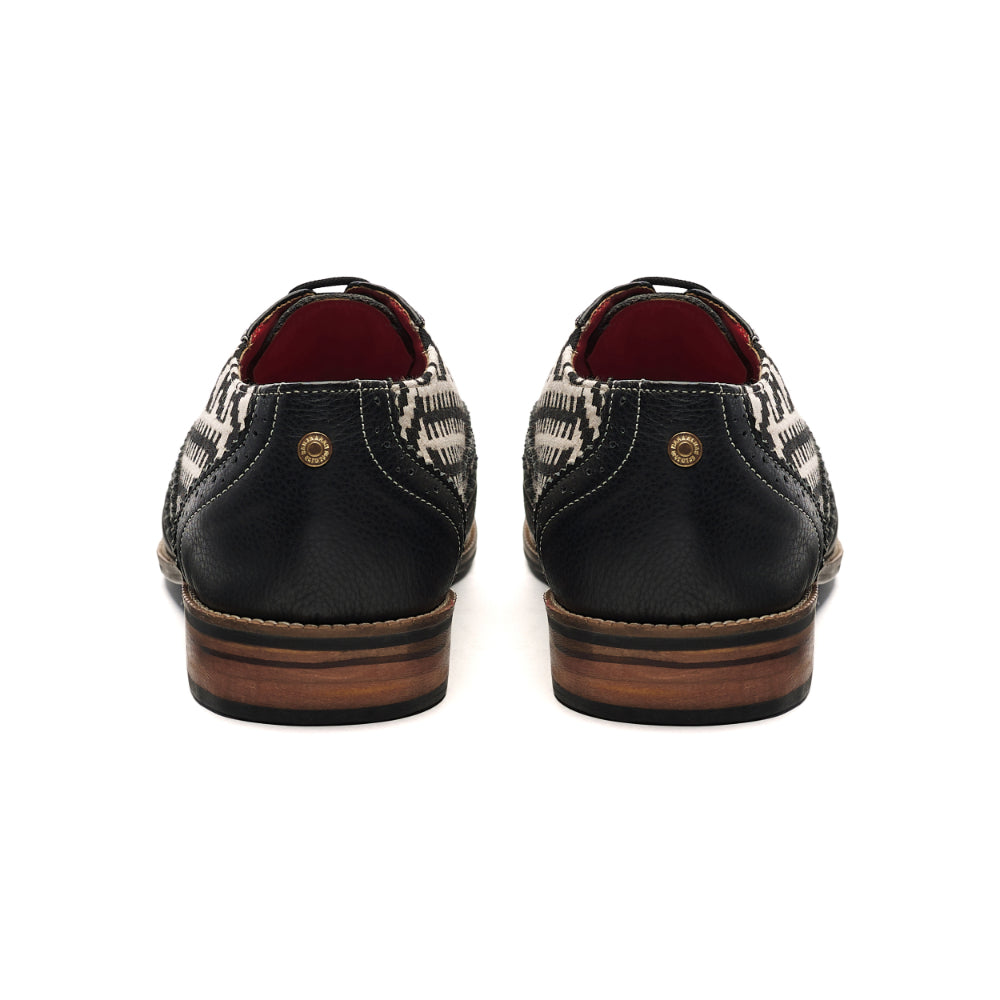 Banjaaran India Texo Brogues Men – Coal - view 4