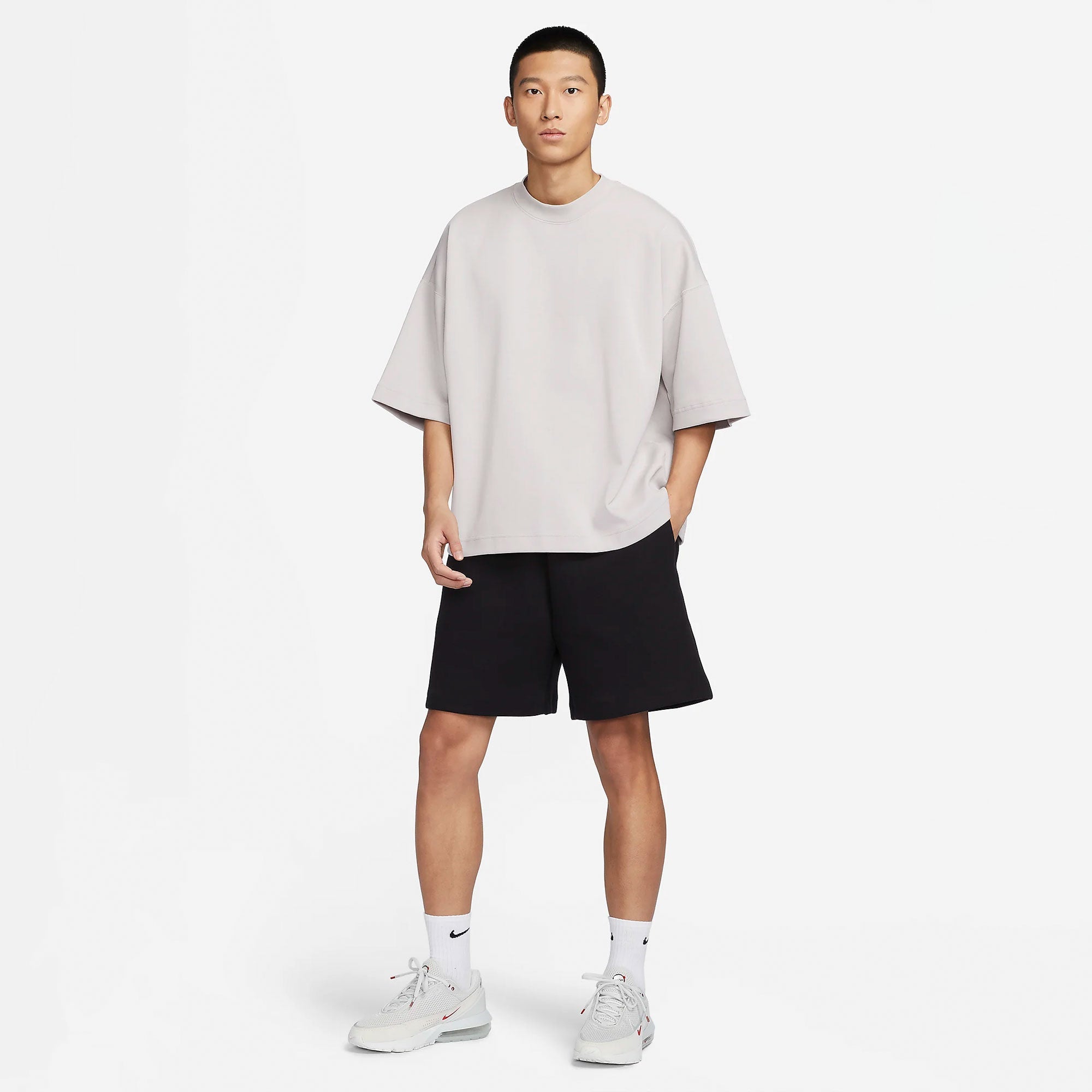 Nike | SPORTSWEAR TECH FLEECE REIMAGINED { LT IRON ORE - view 6