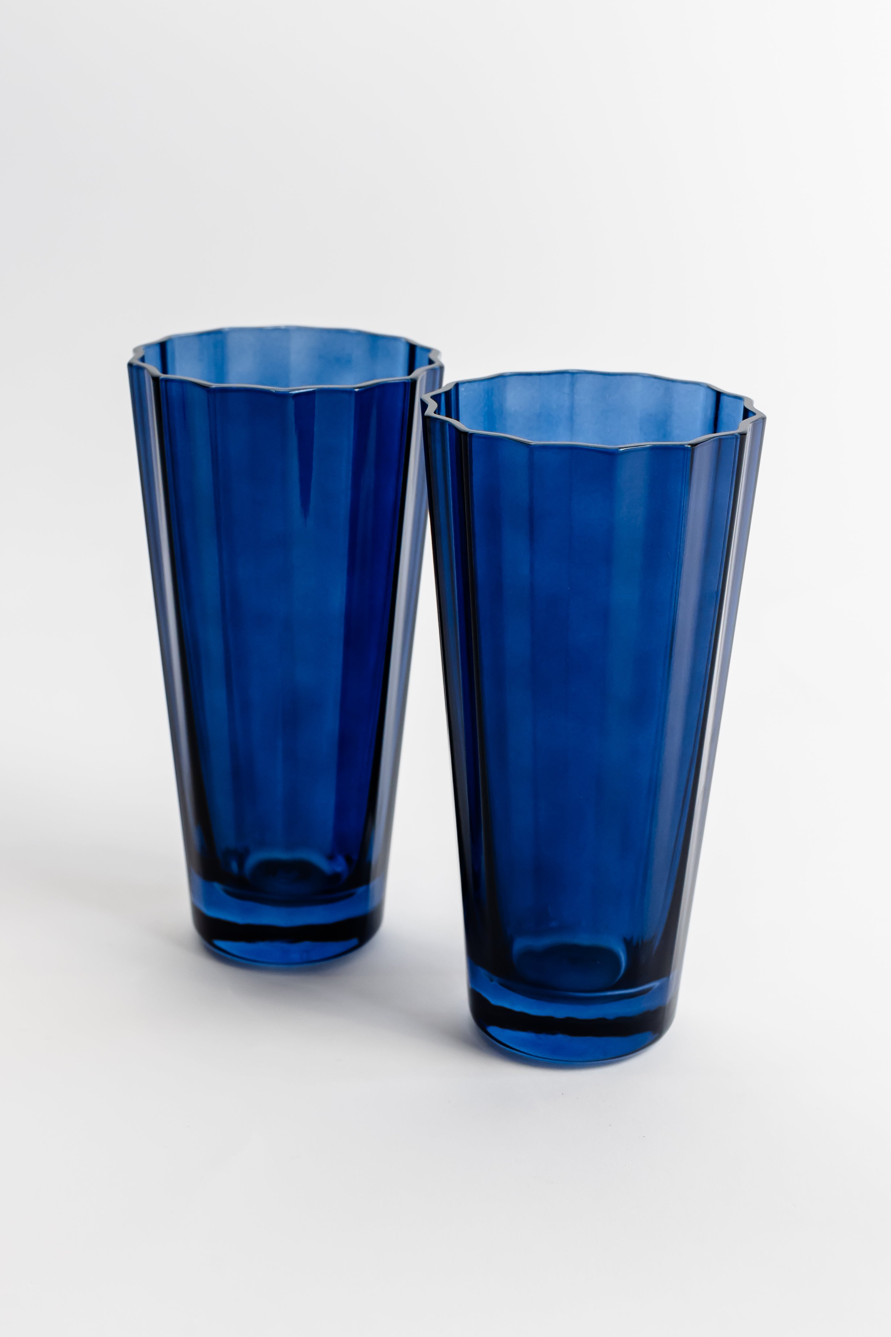 Estelle Colored Glass Estelle Colored Sunday High Balls - Set of 2 {Midnight Blue} - view 2