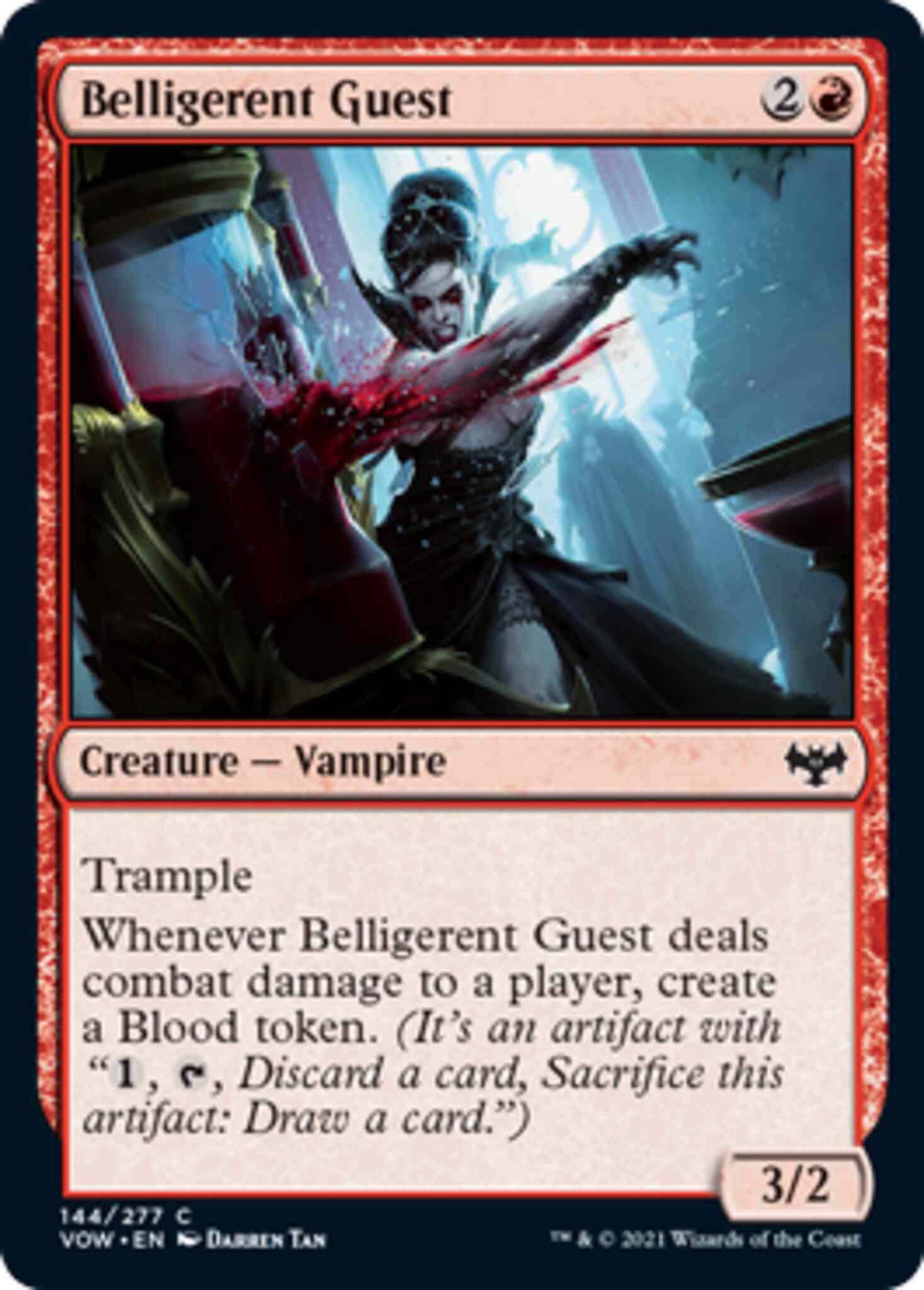 Belligerent guest 144 – Magic Belligerent Guest [144] [Innistrad: Crimson Vow] [Non-Foil]