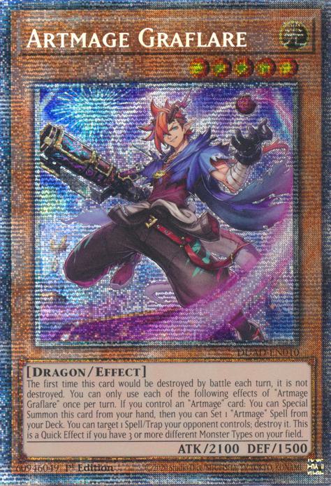 Yu-Gi-Oh! Artmage Graflare - DUAD-EN010 - Starlight Rare - 1st Edition