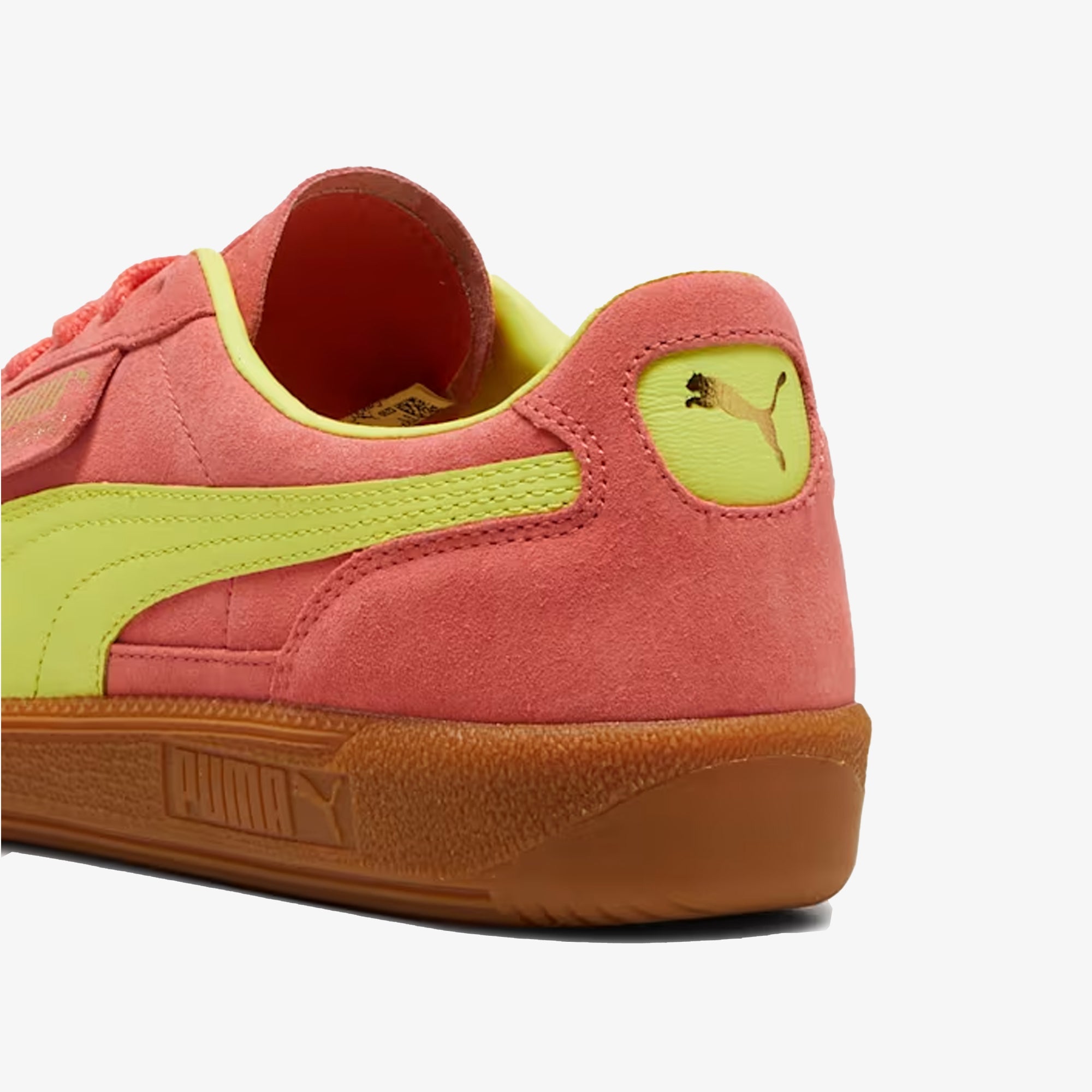 Puma | Palermo { Salmon/lime Sheen-gum - view 4