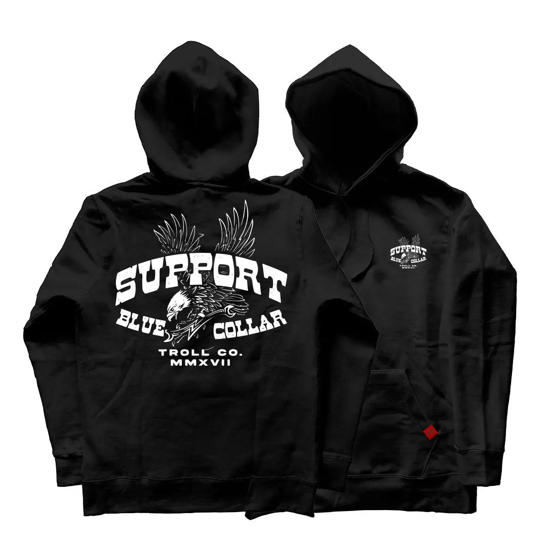 Radial SBC Vintage Eagle Hoodie – Black