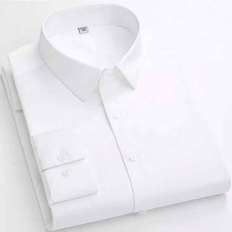 BlackTree Solid Cotton Shirt for Man (White)