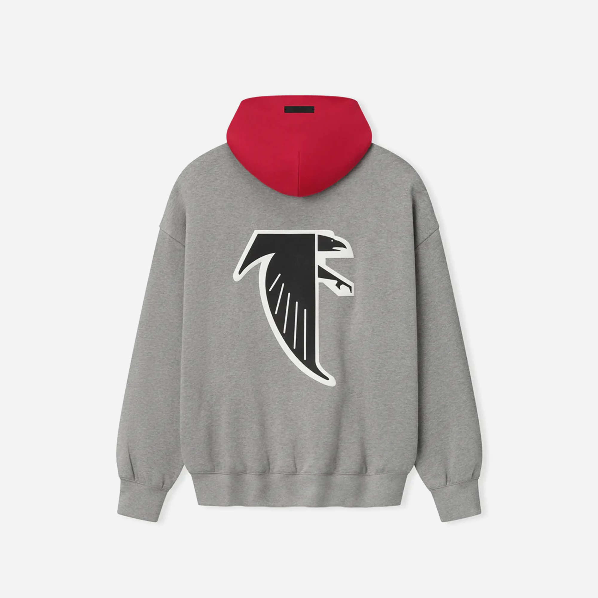 Fear Of God Essentials SS25 Falcons Hoodie Dark Heather/Red - view 2