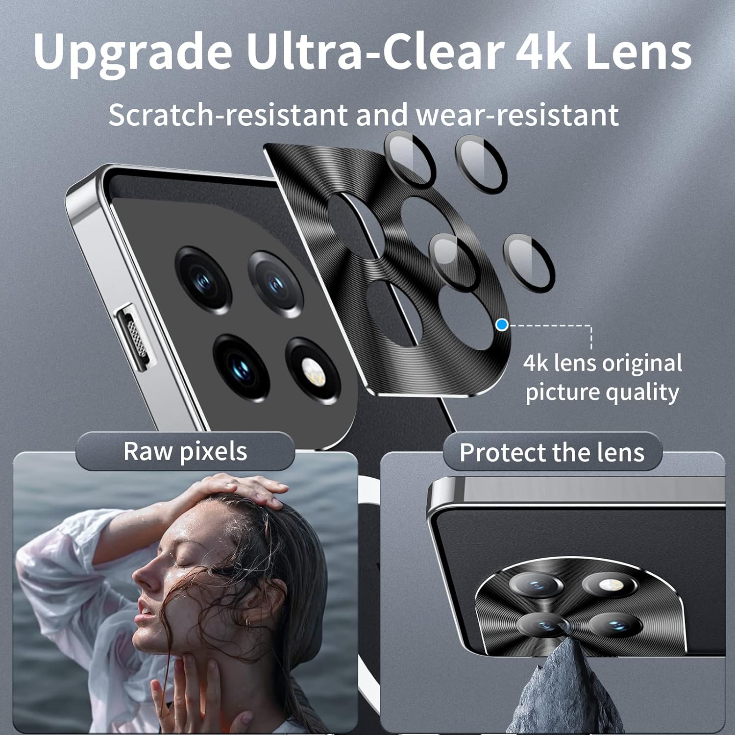 Million Cases Ultra-Thin Metal Frame Glass Case - OnePlus - view 14