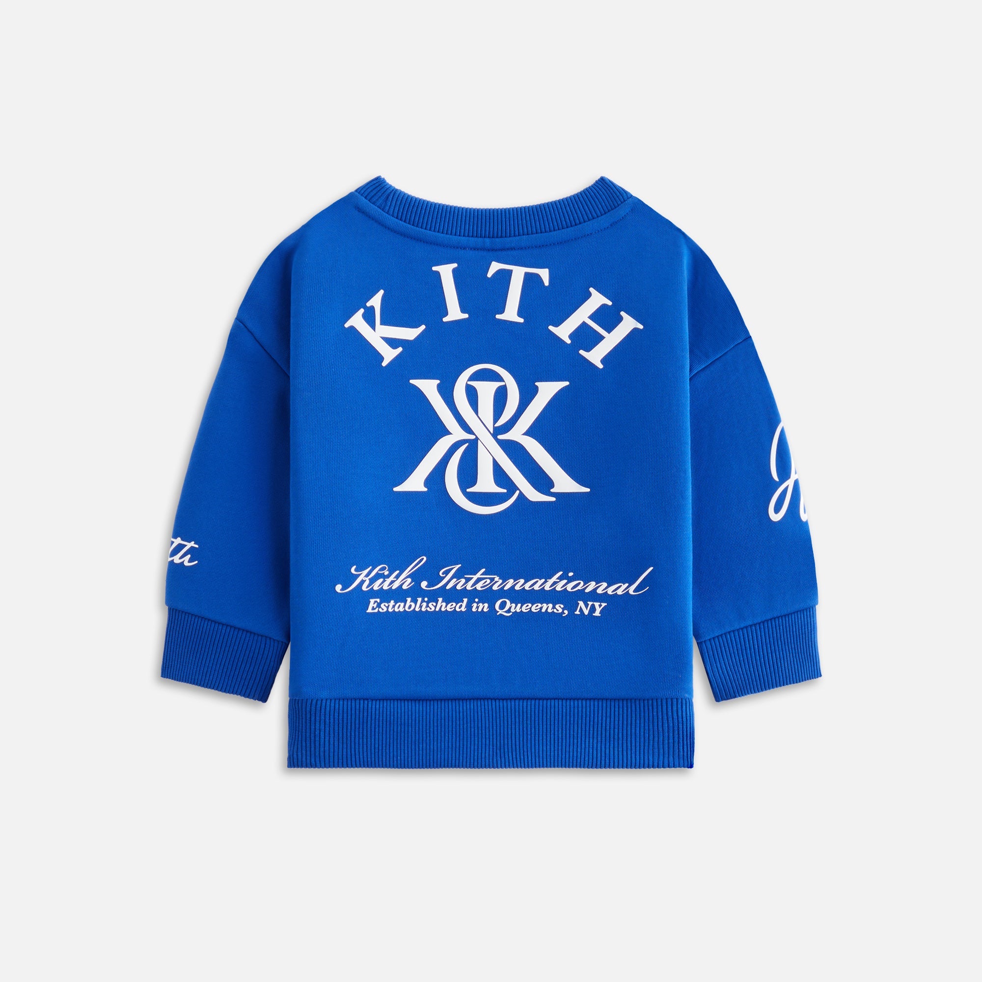 Kith Baby Logo Nelson Crewneck - Cyclone - view 4