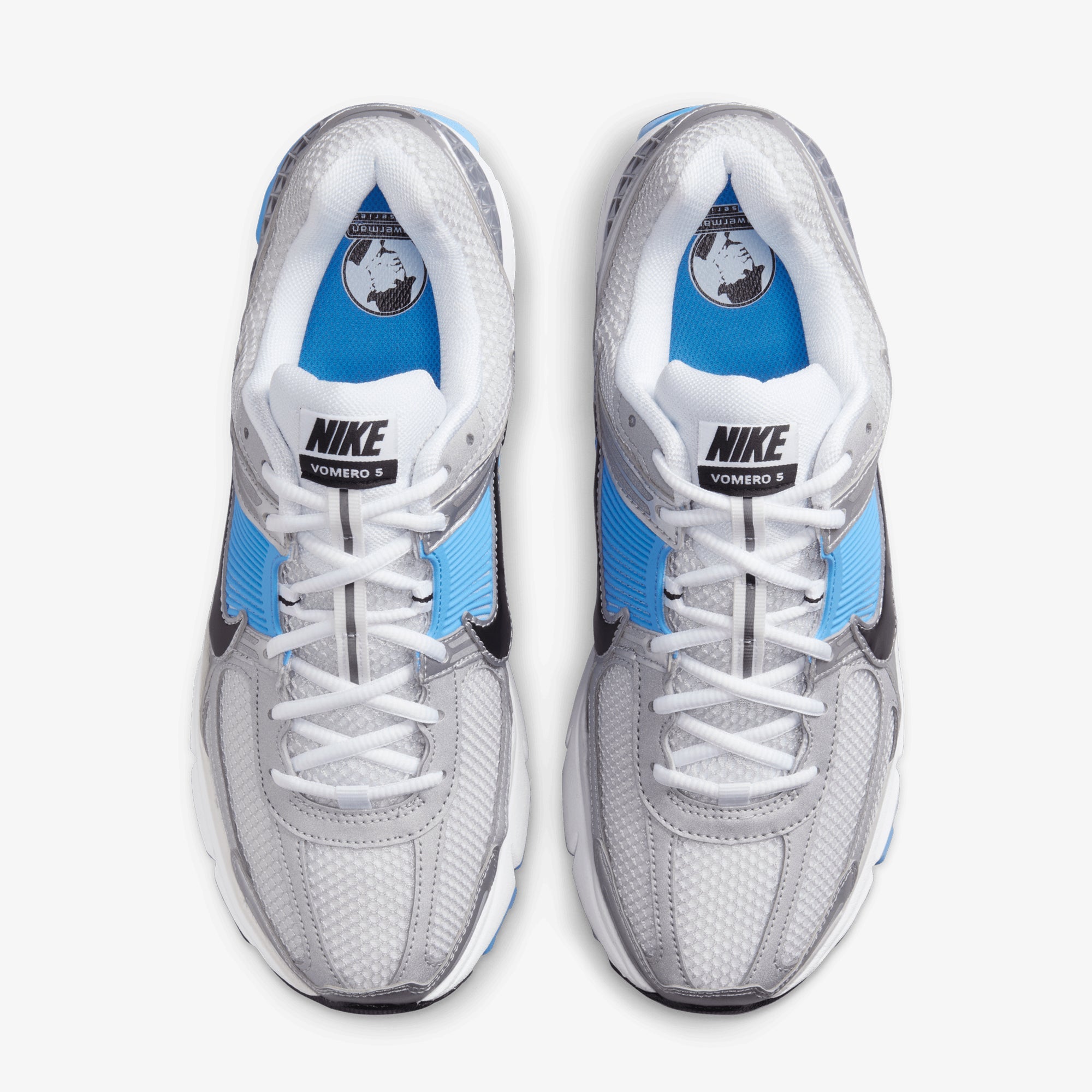 Nike | Zoom Vomero 5 { White/black-pure Platinum - view 2