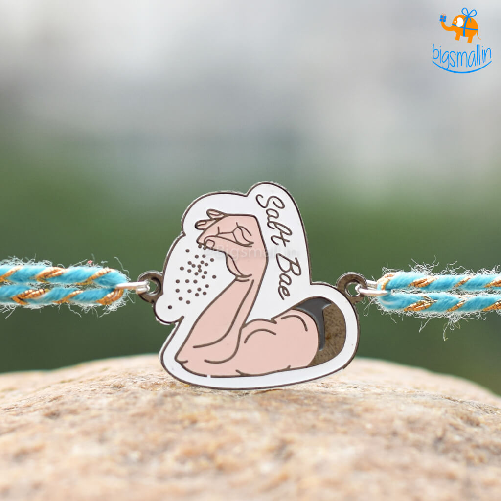 Bigsmall_piu Salt Bae Metallic Rakhi - view 5