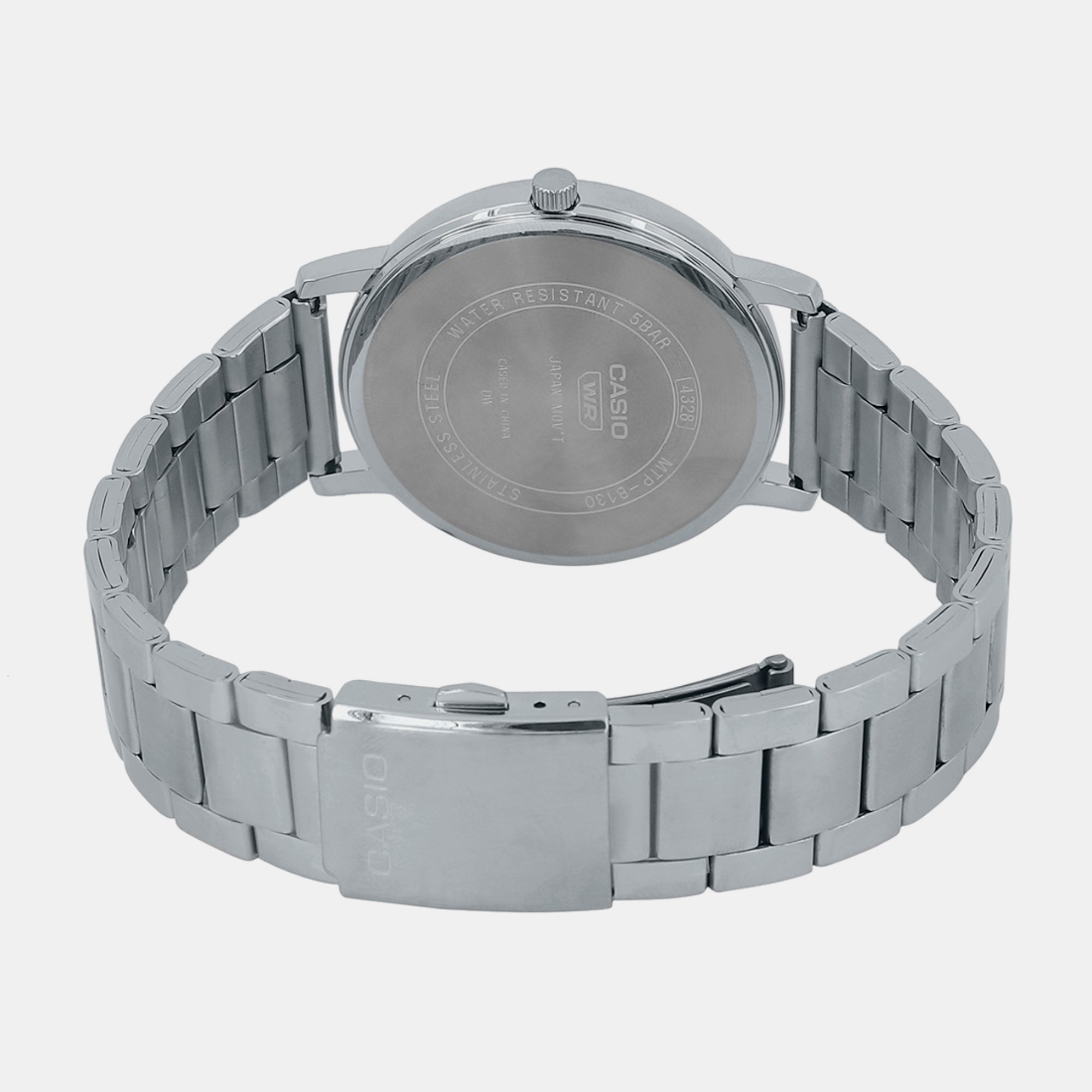 Casio Enticer Men Quartz Silver Dial Analog Stainless Steel Watch A2129 - view 4