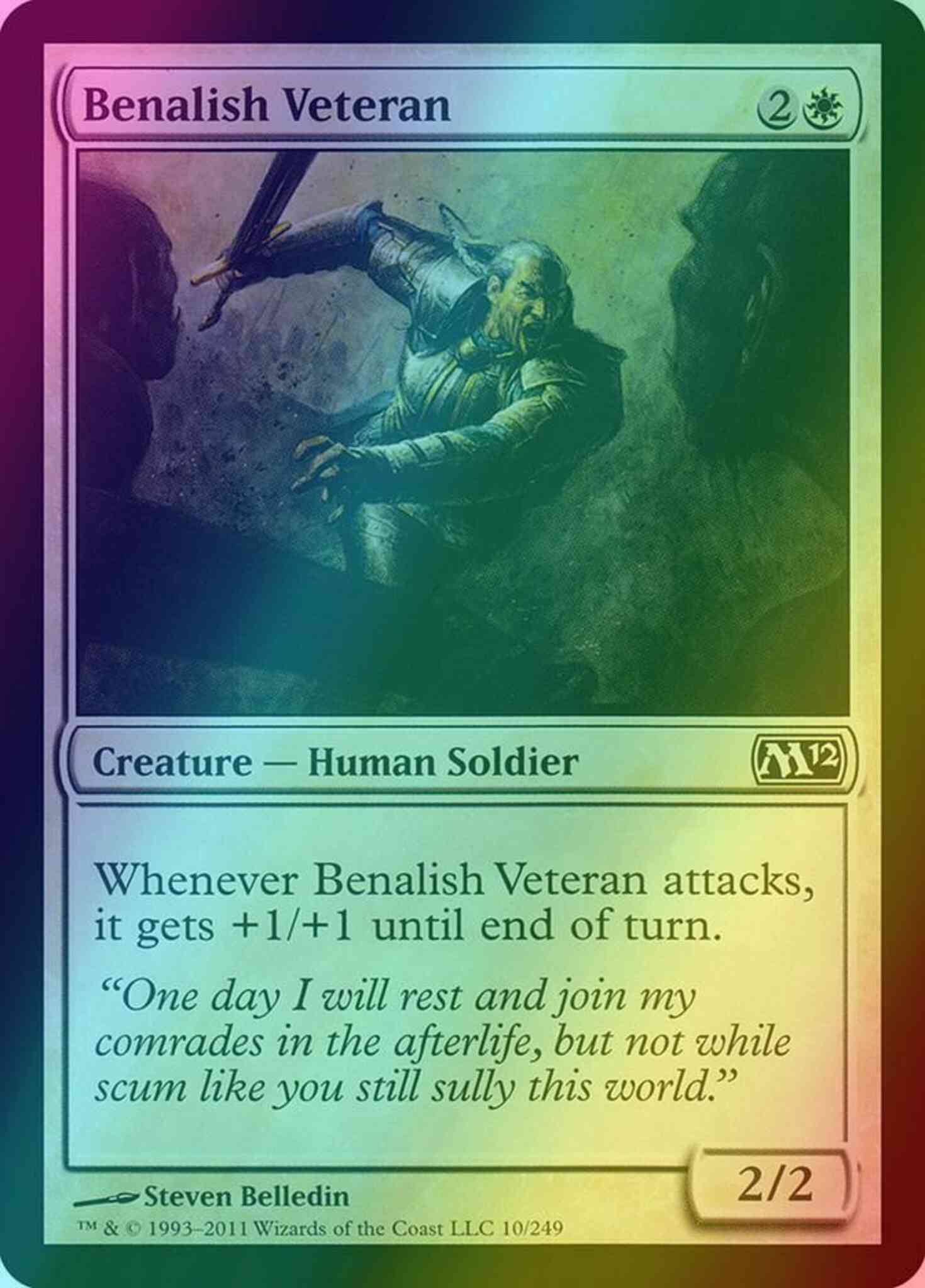 Veteran 10 magic – Benalish Veteran [10] [Magic 2012] [Foil]