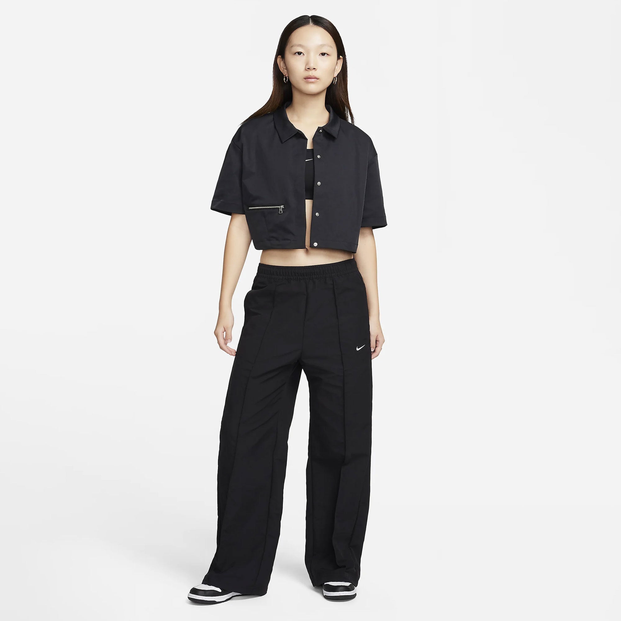 Nike | Sportswear Everything Wovens { Black Or Grey - view 6