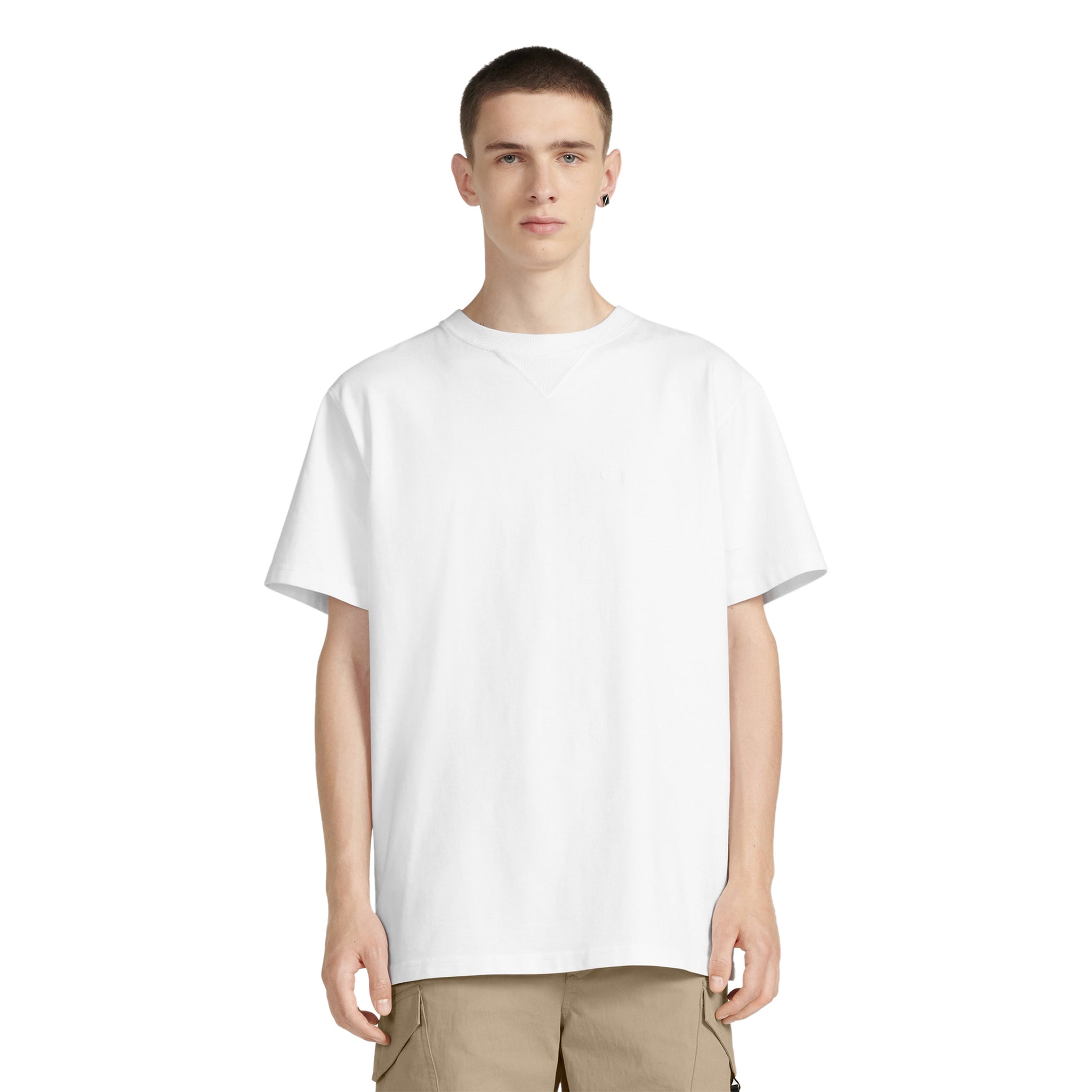 Dior 'Christian Dior Couture' Chest Logo Relaxed Fit T Shirt White - view 3
