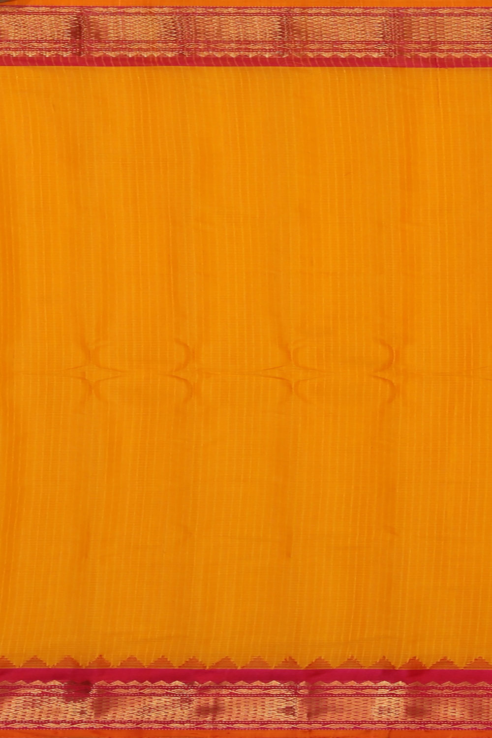 Kalanjali Gadwal Yellow Saree – Women's - view 4