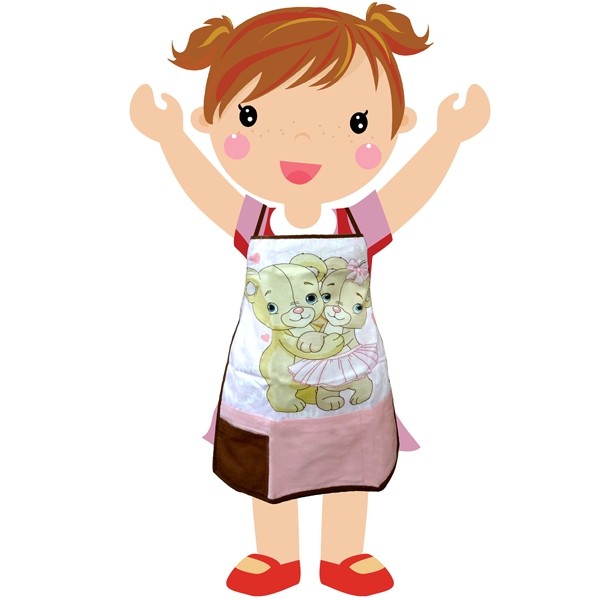 Swayam India Dancing Bears Kids Apron - KAP-173
