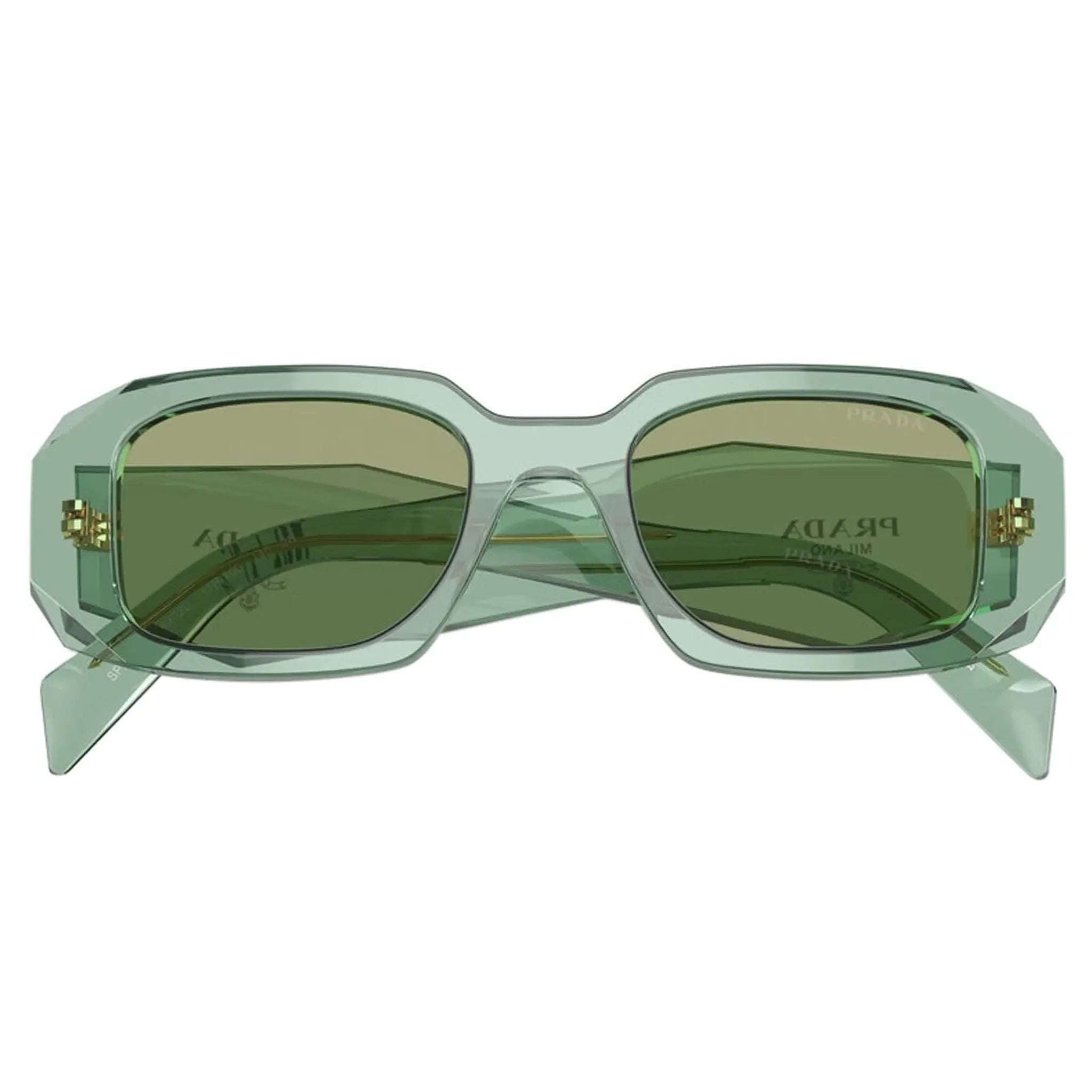 Prada PR 17WS 11R10E Transparent Sage Sunglasses - view 5