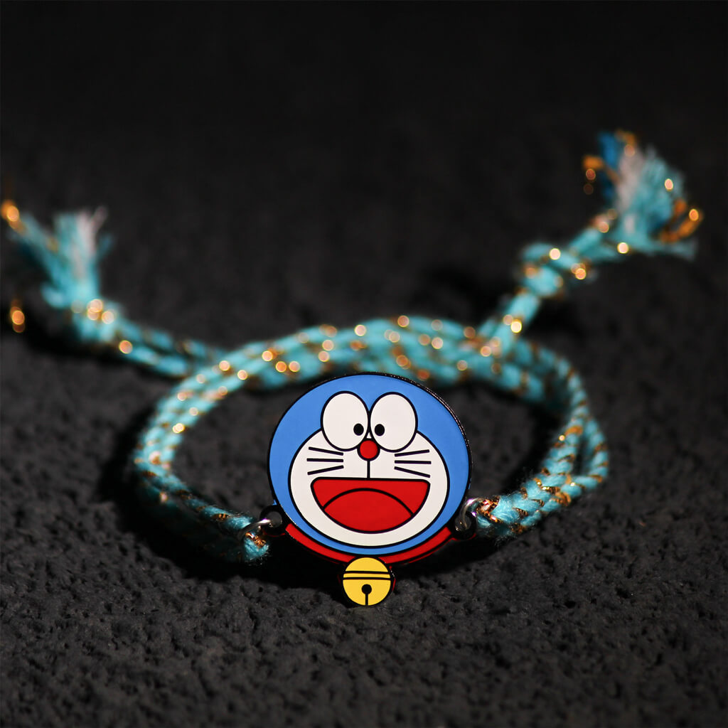 Bigsmall_piu Doremon Metallic Rakhi - view 4