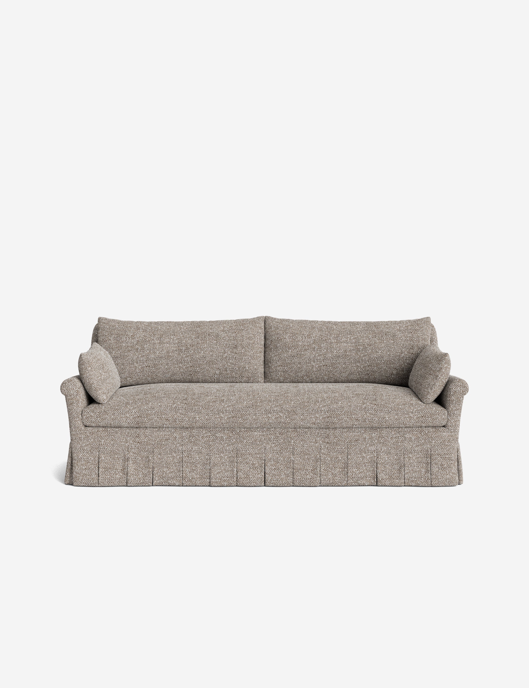 Lulu and Georgia Portola Rolled Arm Pleated Sofa - view 187