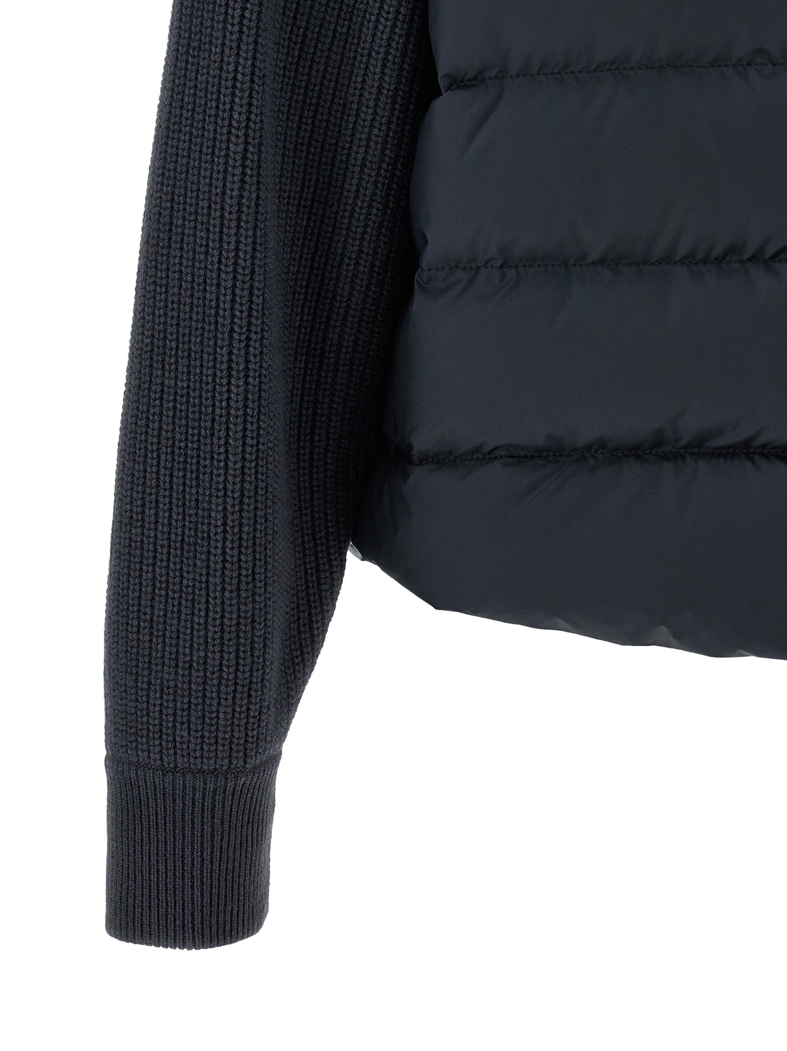 Brunello Cucinelli Shiny Flap Detail Down Jacket - view 4
