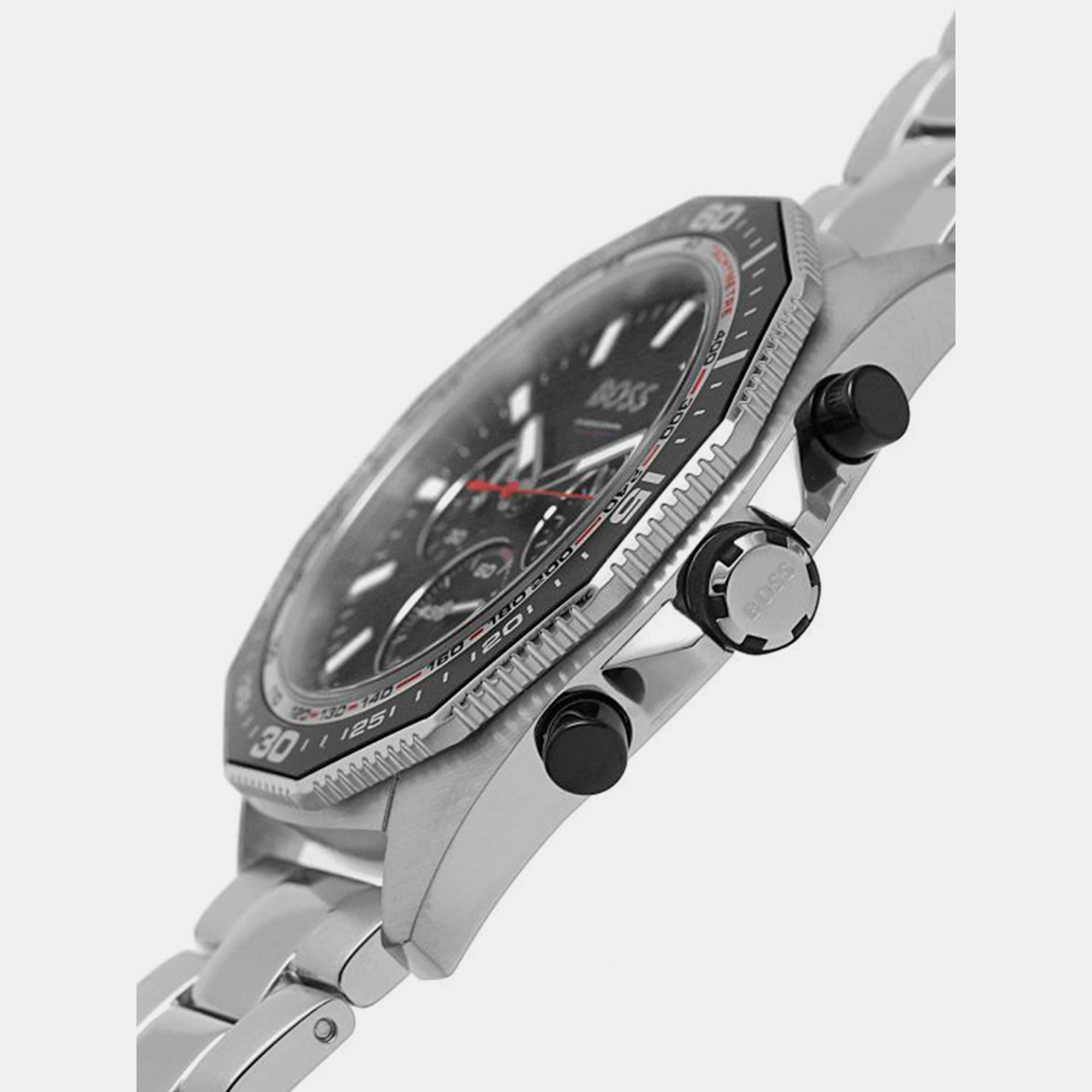 Boss Energy Men Quartz Black Dial Chronograph Stainless Steel Watch 1513971 - view 4
