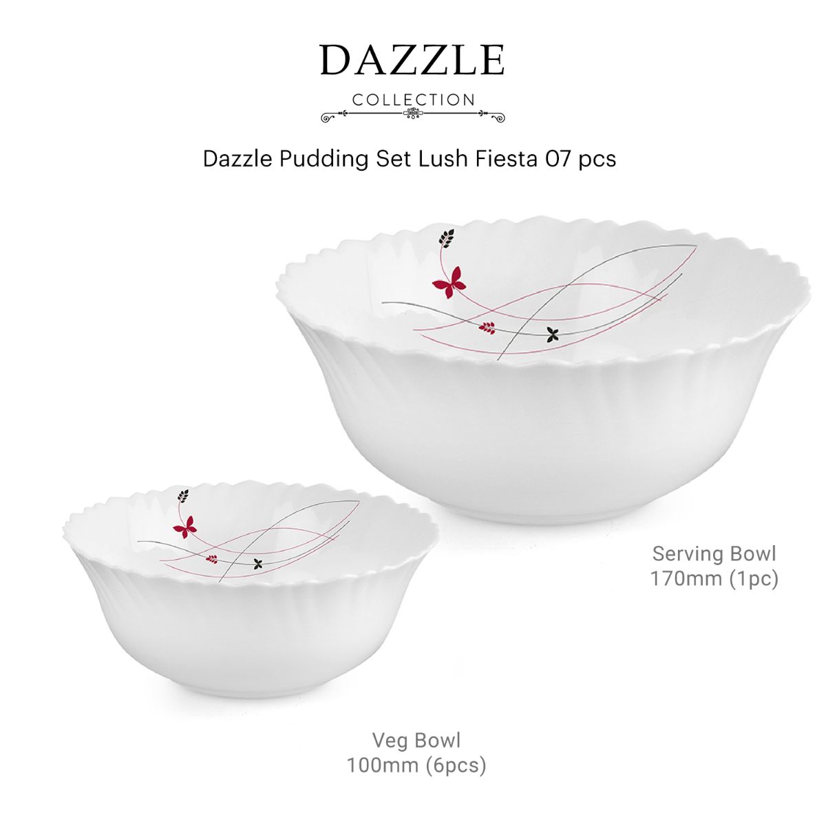 Cello Dazzle Series Pudding Gift Set, 7 Pieces - view 41