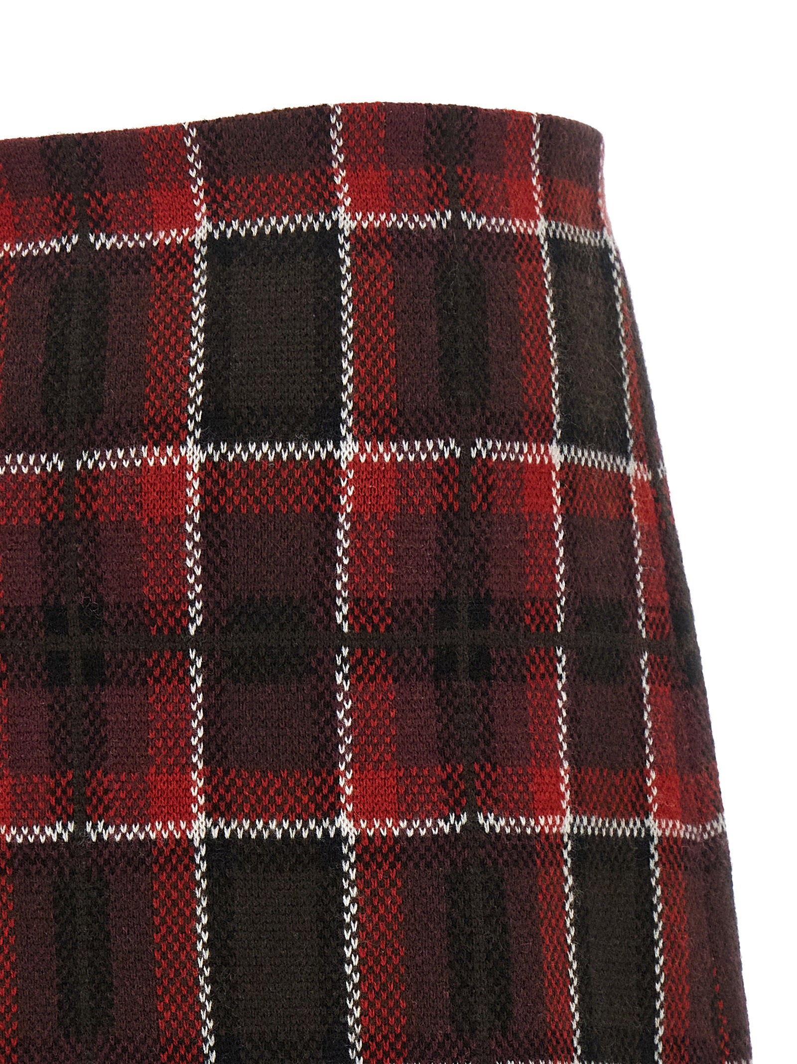 Guest In Residence Tartan Skirt – 70% wool 30% cachemire - view 4