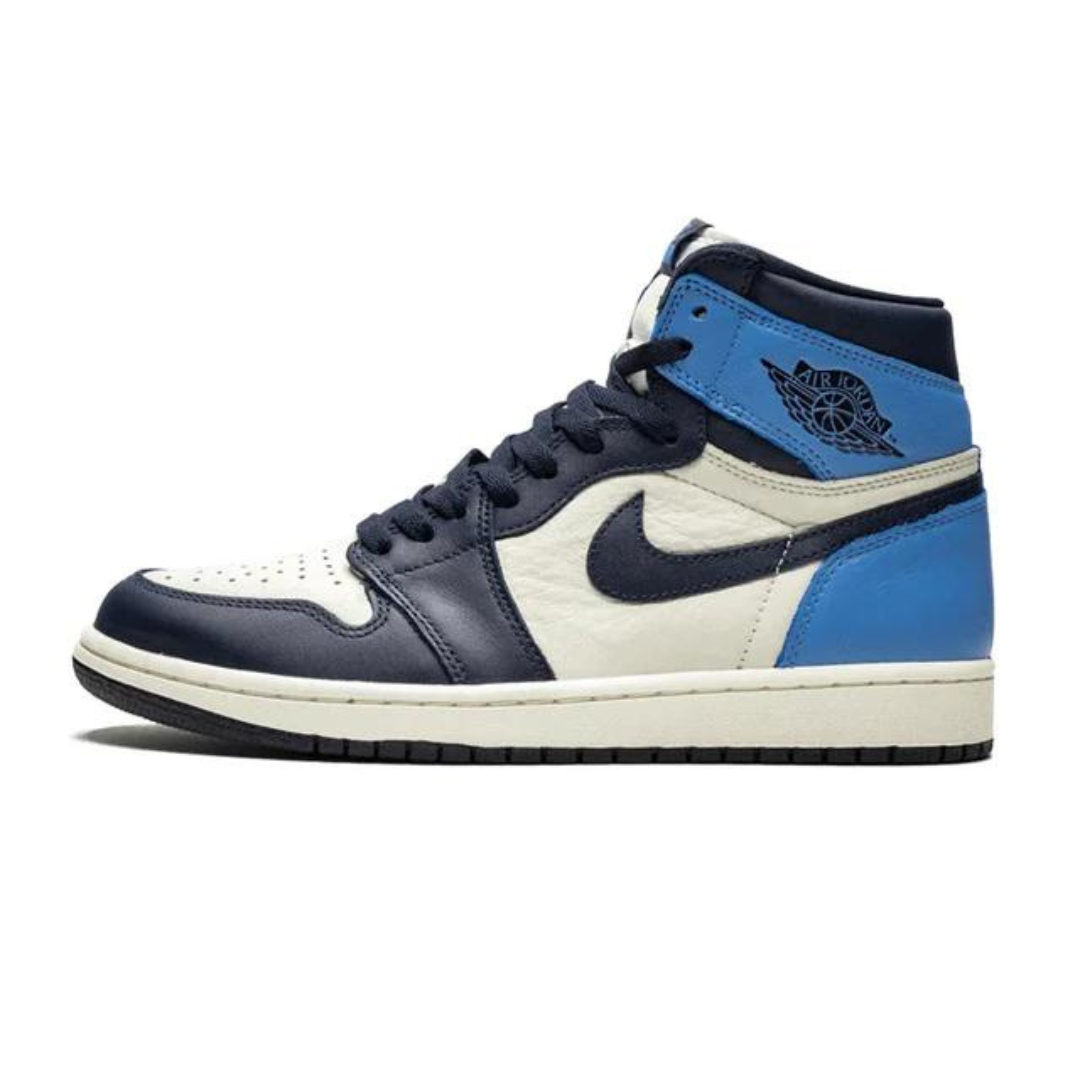 Cop Underdog Nike Air Jordan 1 High Obsidian - view 2
