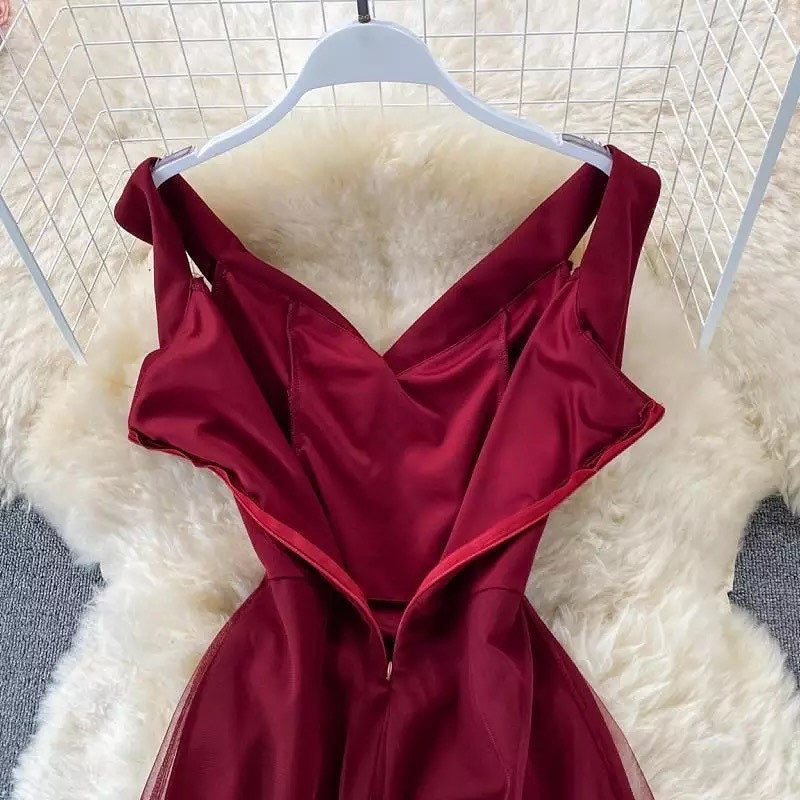 Alamode By Akanksha Philo Mesh Detailed Dress - view 4