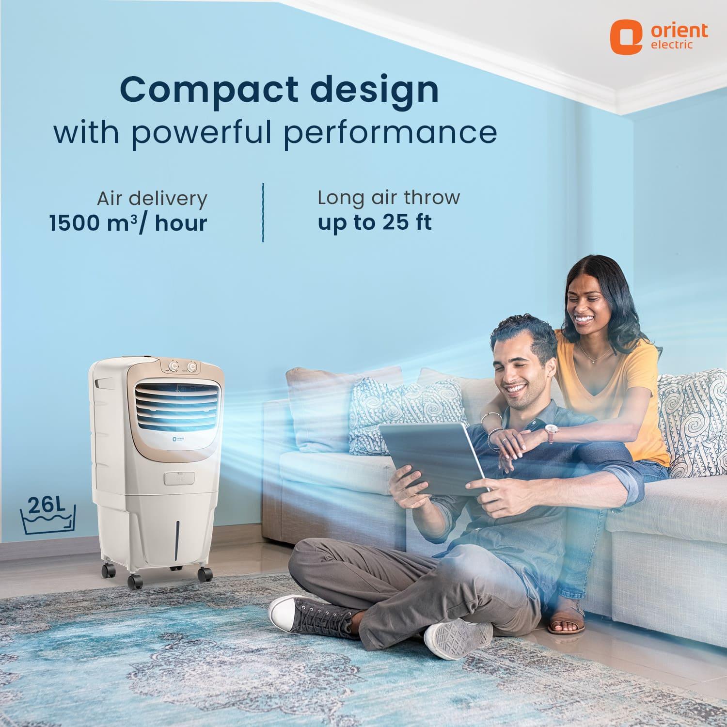 orientelectric Premia Personal Air Cooler – Beige - view 4