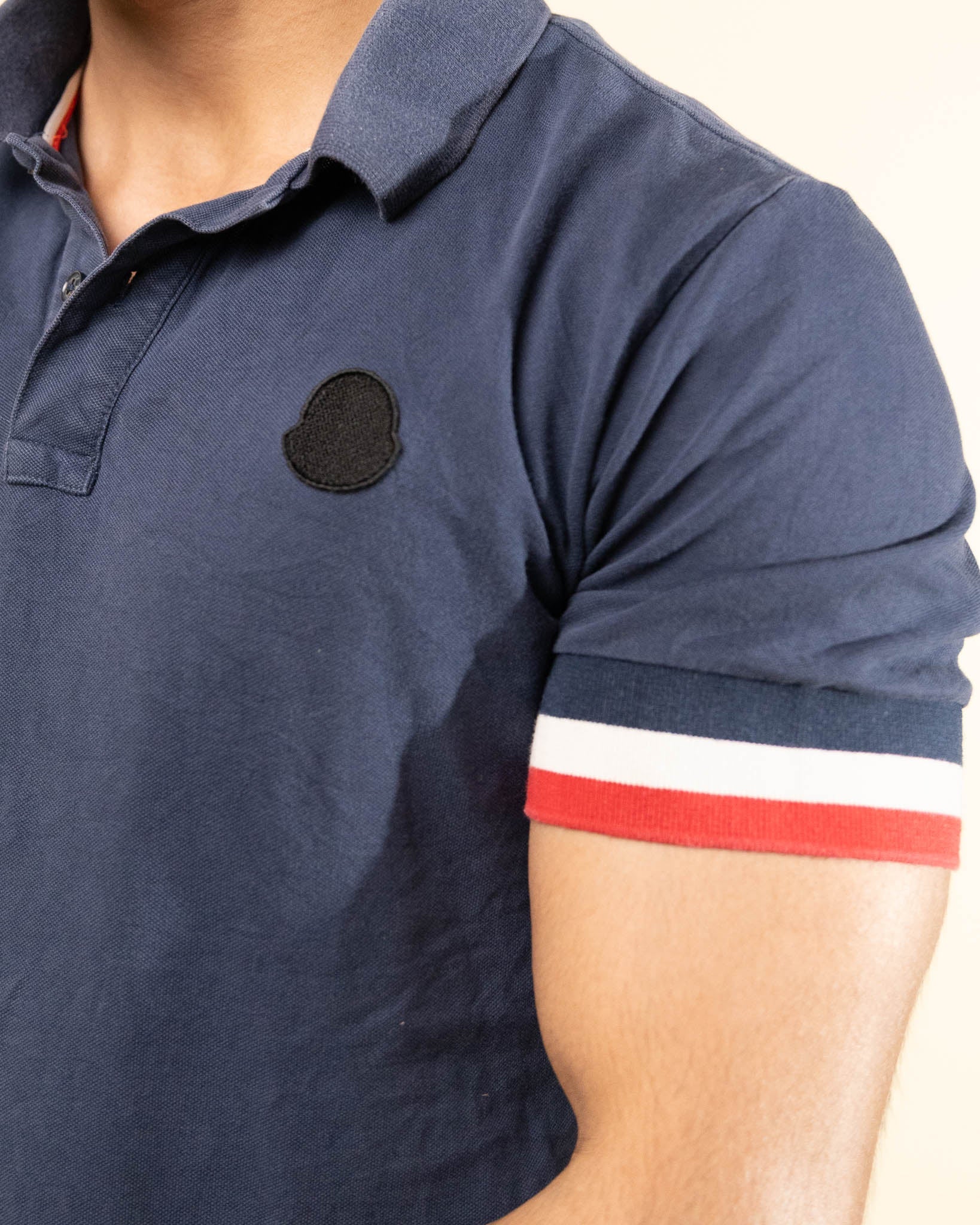 Moncler Logo-Patch Polo T-Shirt - view 2