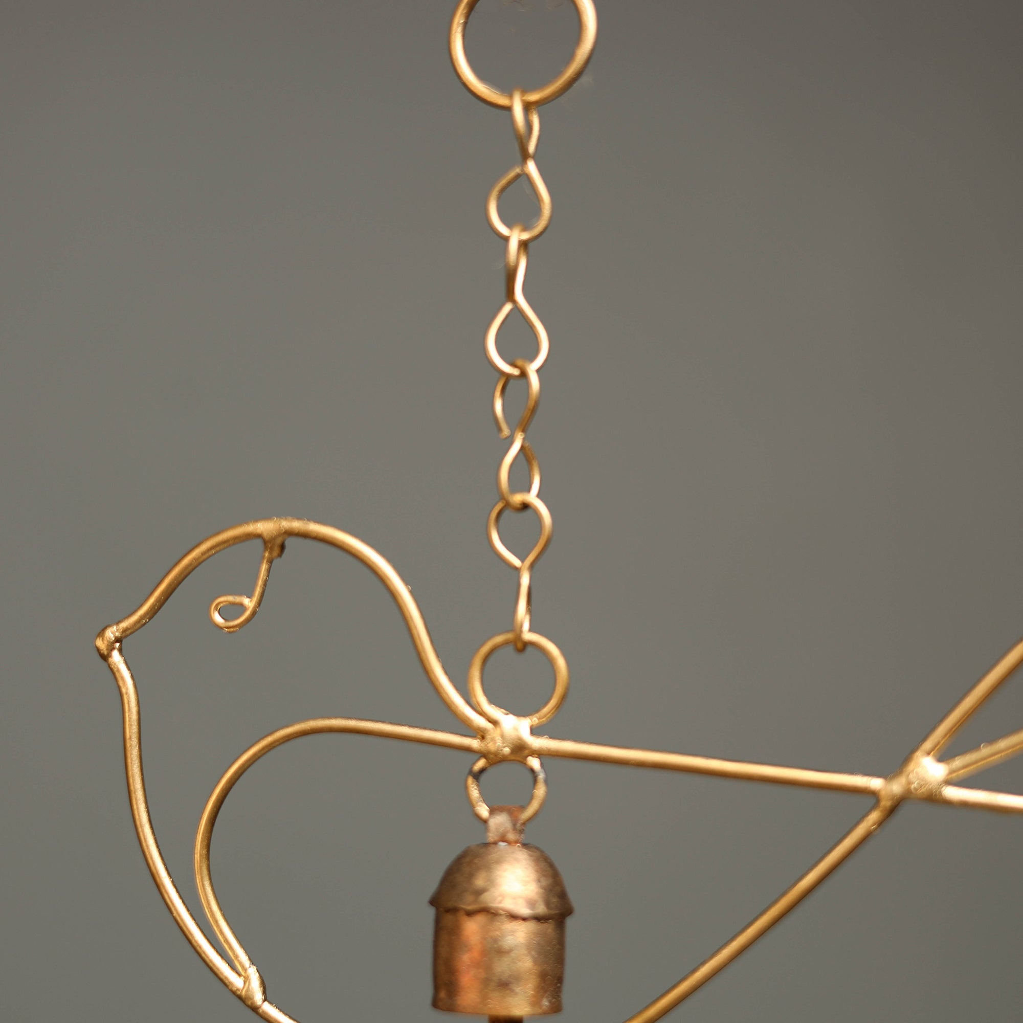 KACHCHH JI CHHAAP Bird - Kutch Copper Coated Bell Bell Wind Chimes - view 4