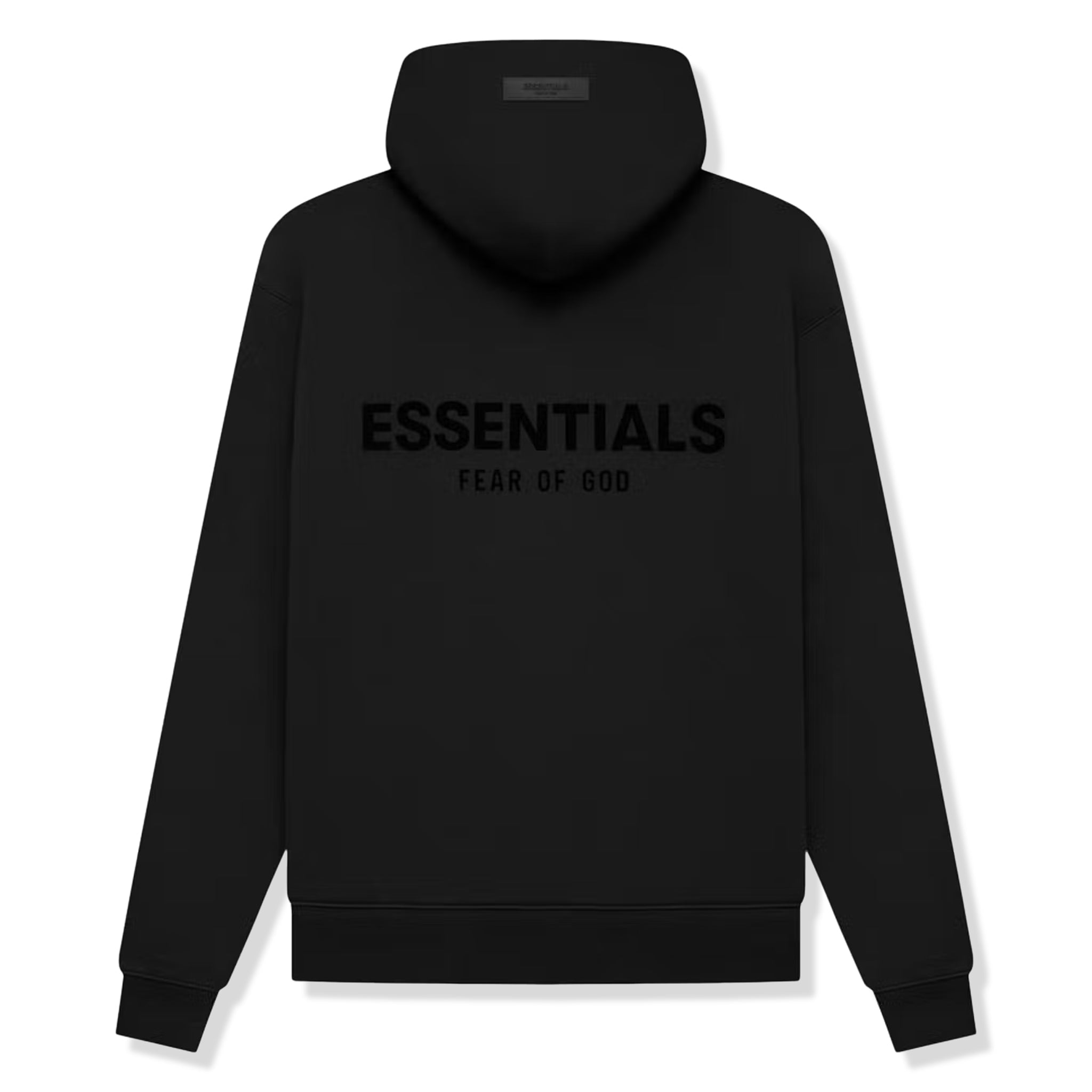 Fear Of God Essentials Black Hoodie (SS22) - view 2