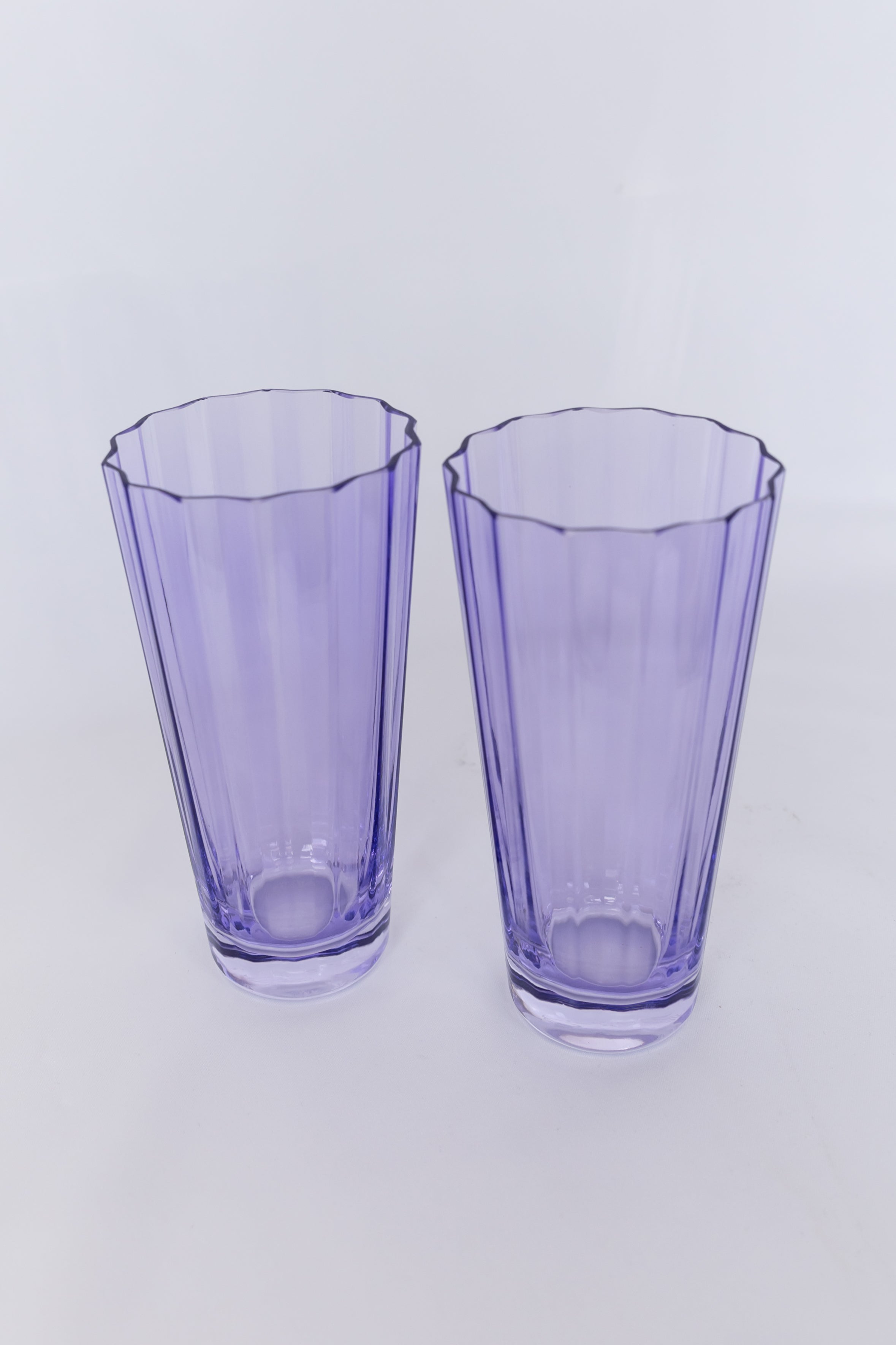 Estelle Colored Glass Estelle Colored Sunday High Balls - Set of 2 {Lavender} - view 2
