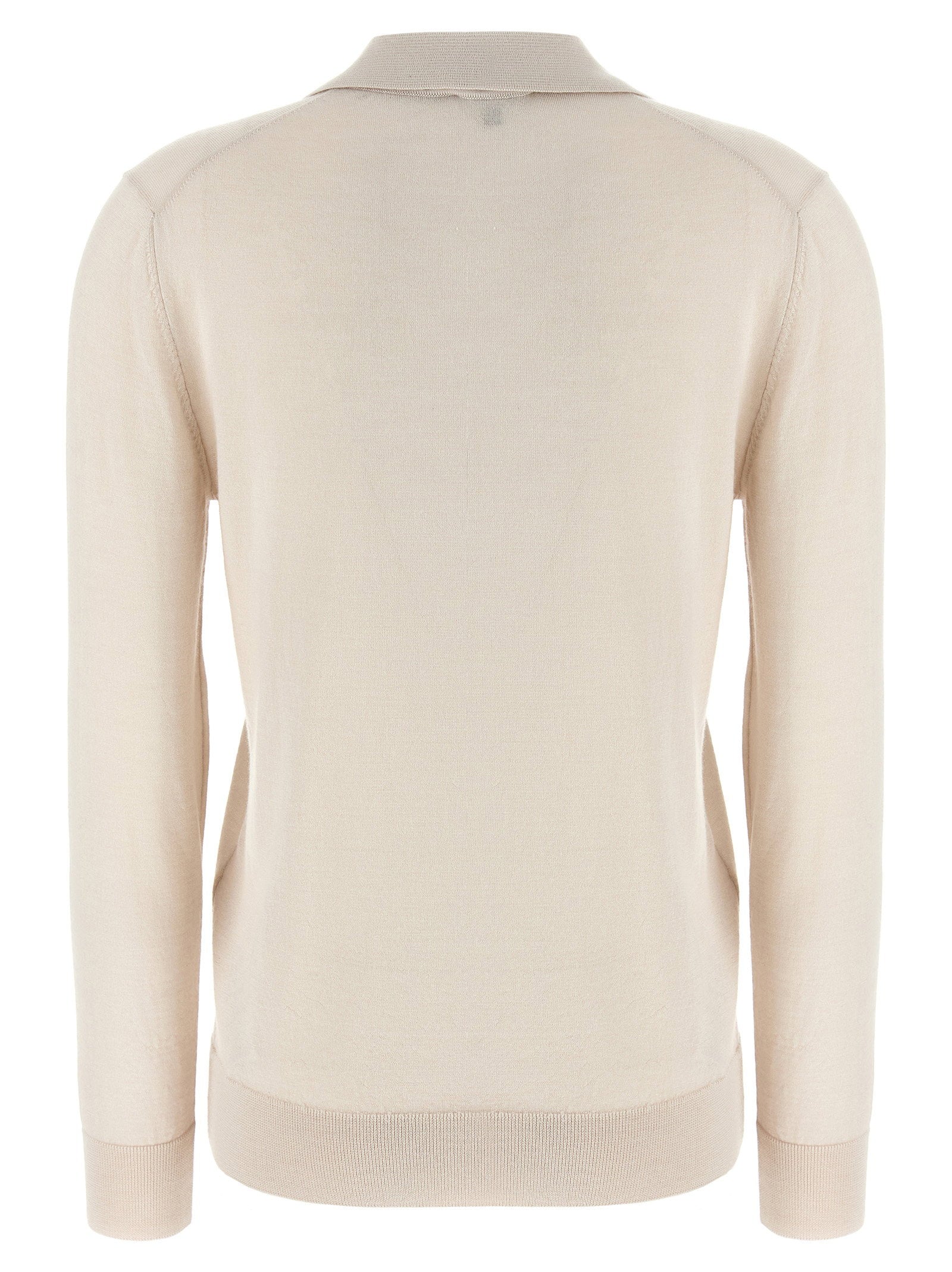 Brioni Cashmere And Silk Polo Shirt – 70% cachemire 30% silk - view 2