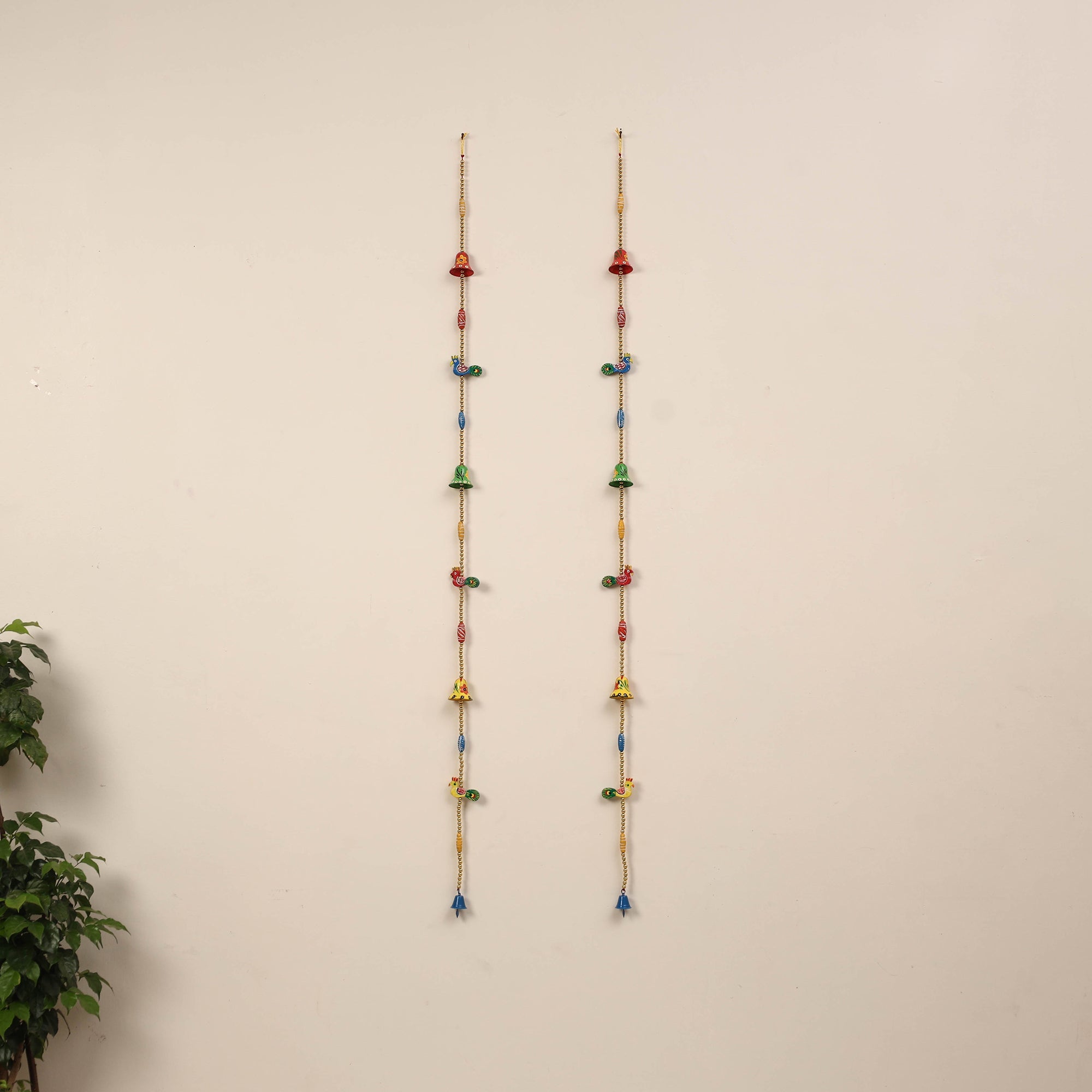 DEVENDRA SINGH Banaras Handpainted Decorative Wall Hanging Set 09
