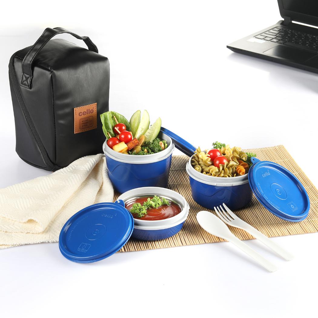 Cello MF Micro Insulated Lunch Box, Set of 3