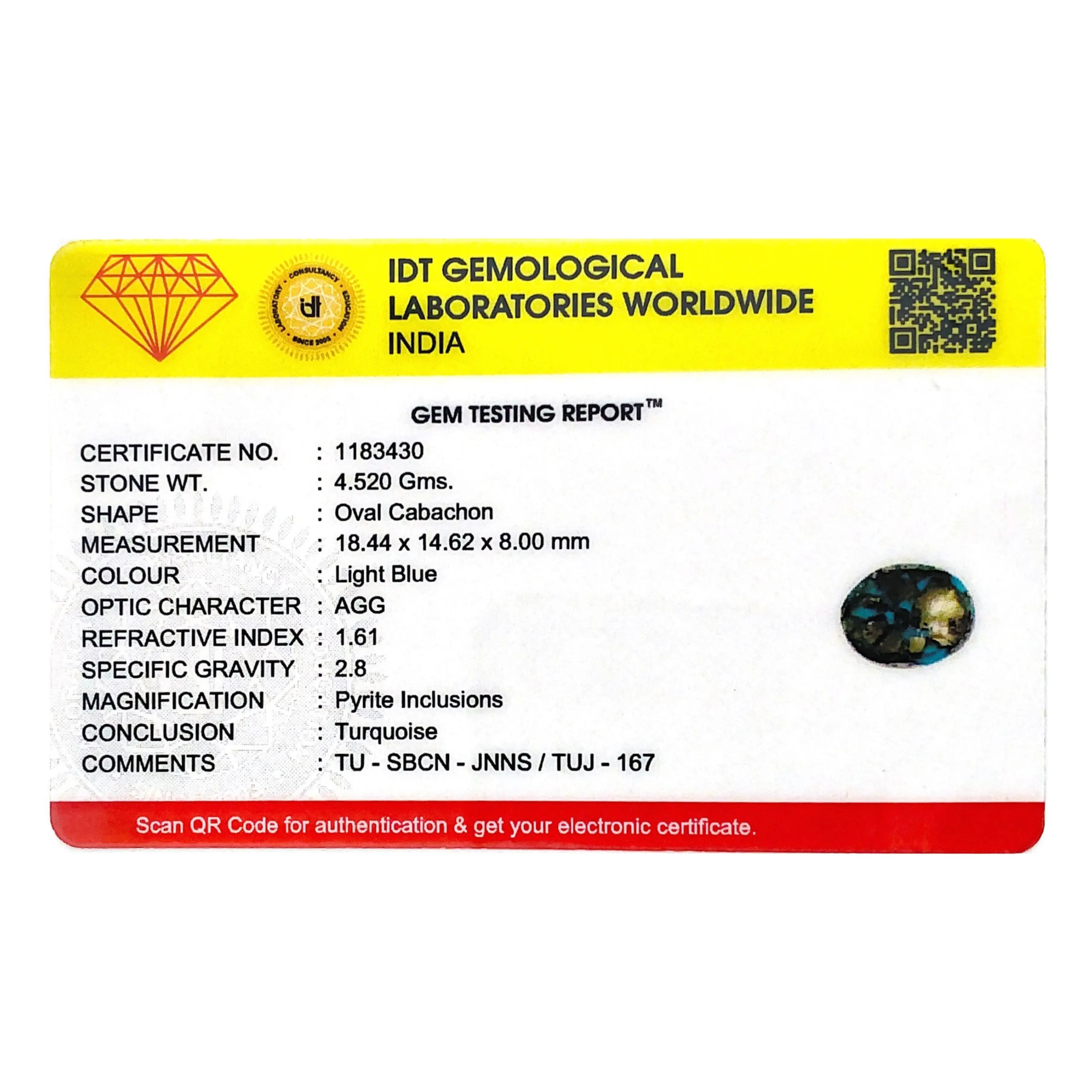 Pramogh Irani Firoza - 22.6 Carat - view 4
