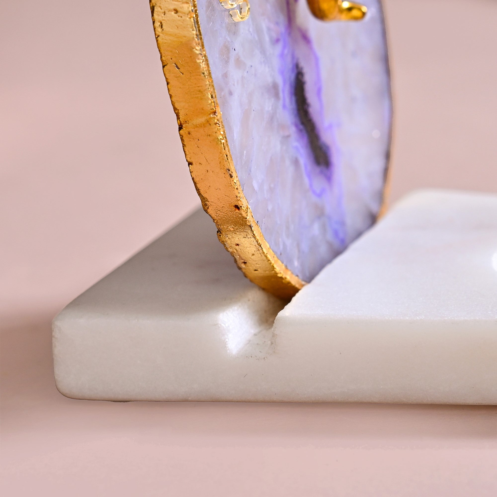 Nestasia Lord Ganesh Agate Tealight Holder With Marble Base - view 8