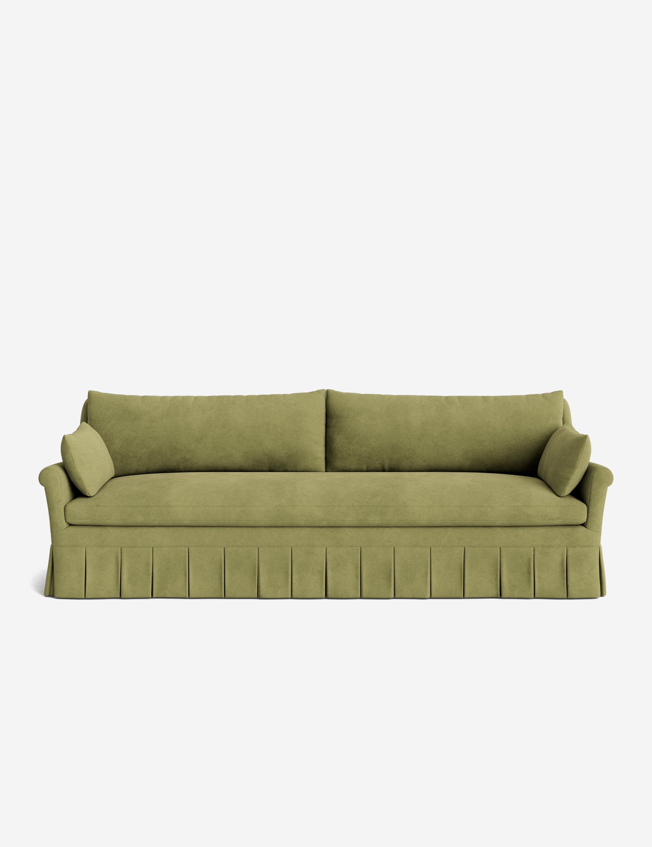 Lulu and Georgia Portola Rolled Arm Pleated Sofa - view 33