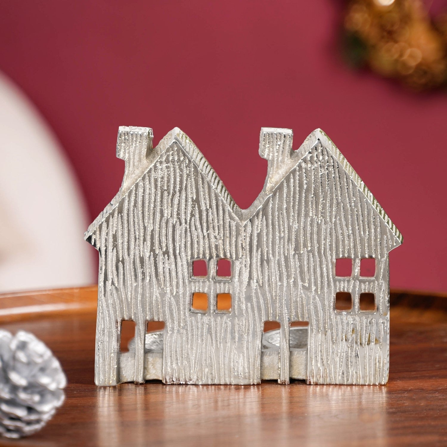 Nestasia Row Houses Tea Light Candle Holder - view 9
