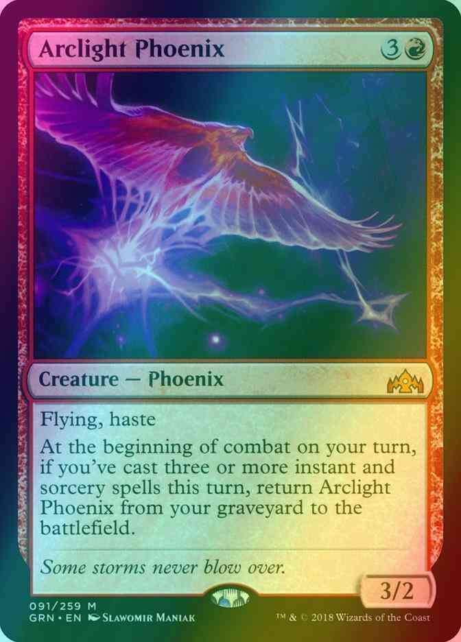 Arclight phoenix 91 – Magic Arclight Phoenix [91] [Guilds of Ravnica] [Foil]
