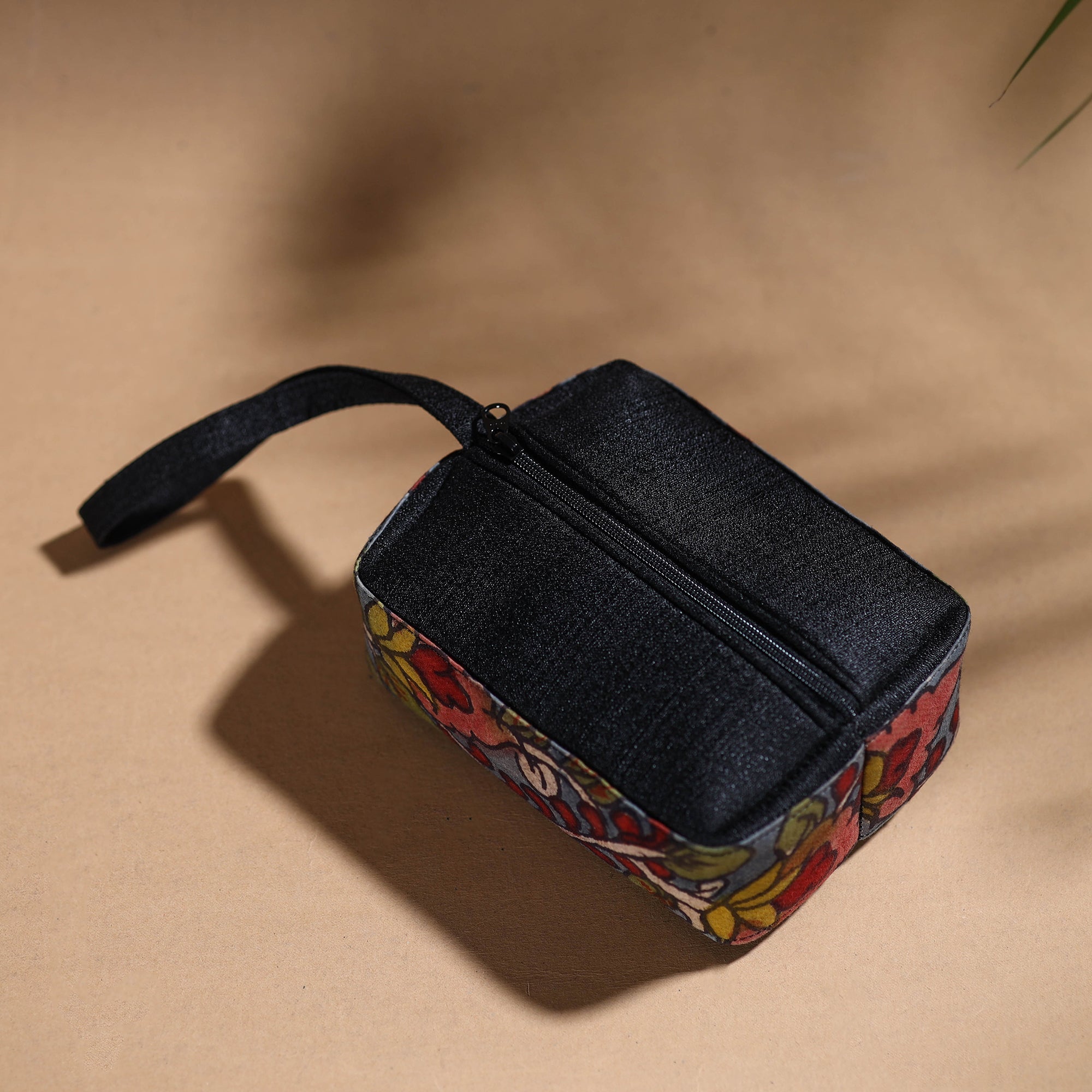 DWARAKA PLUS Black - Handpainted Kalamkari Multipurpose Cosmetic/Toiletry Bag 43 - view 2