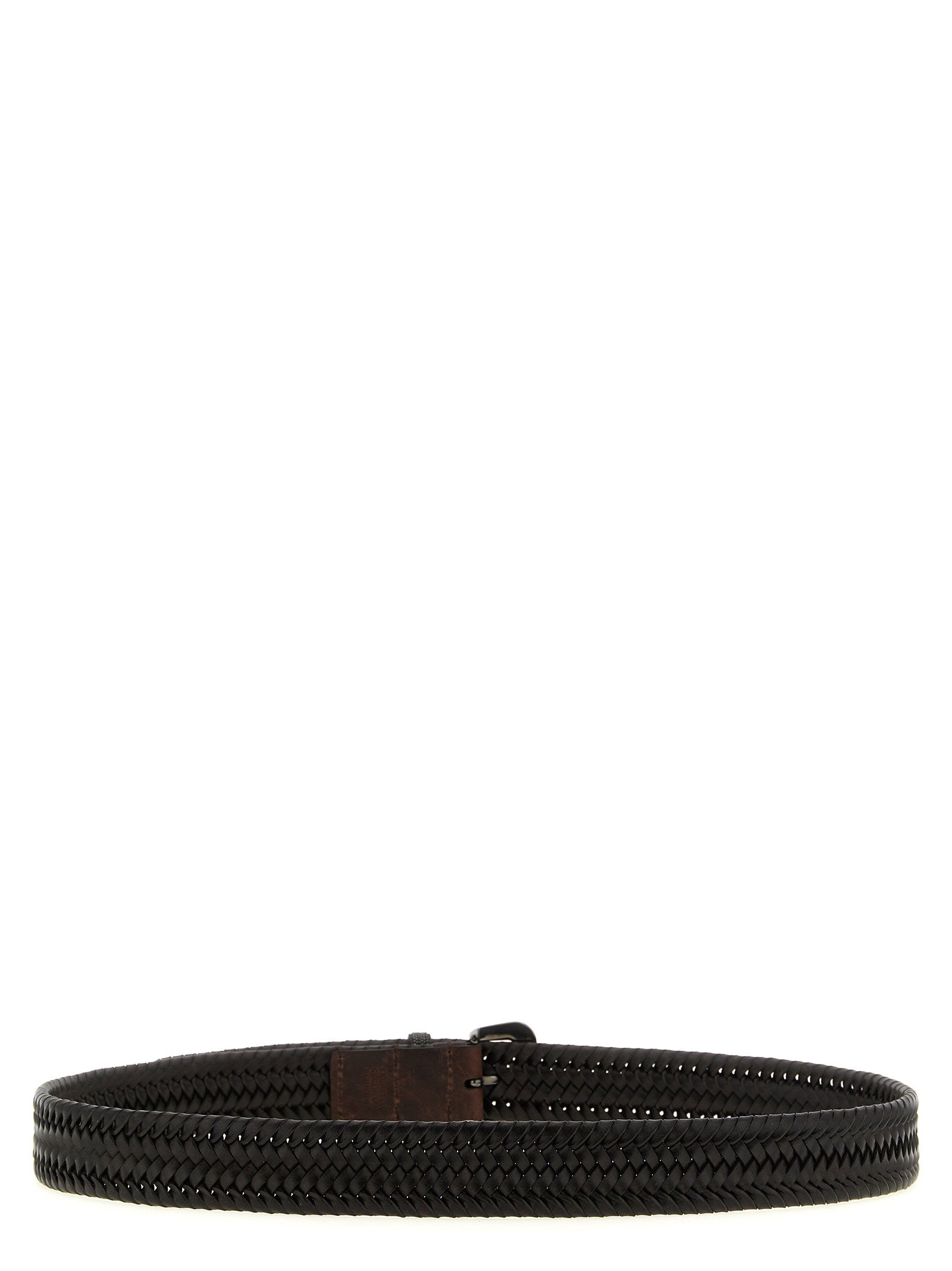 Brunello Cucinelli Shiny Loop Belt – 82% lh 13% vi 5% el - view 2