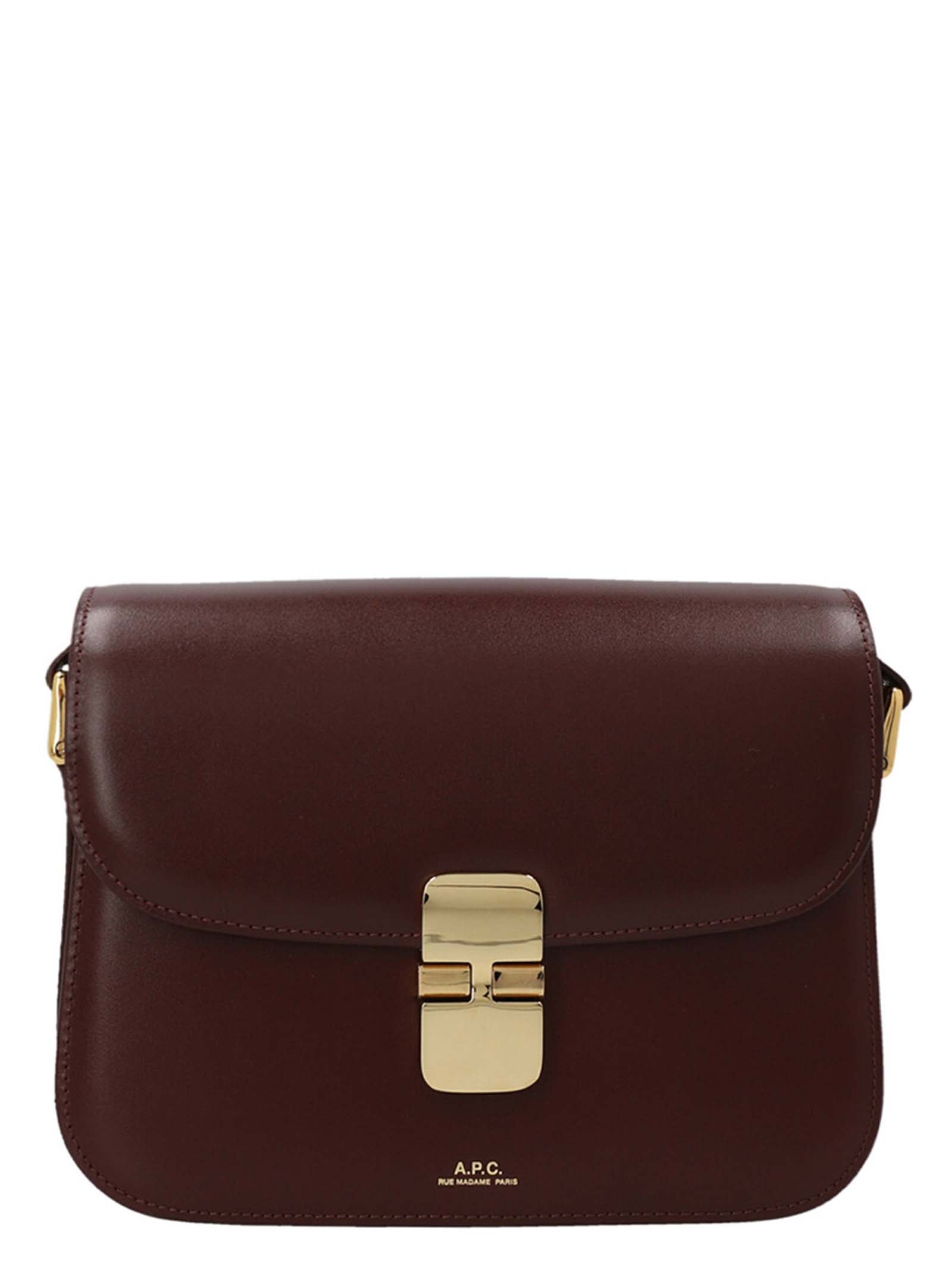 A.p.c. Grace Small Crossbody Bag – 100% cowhide leather