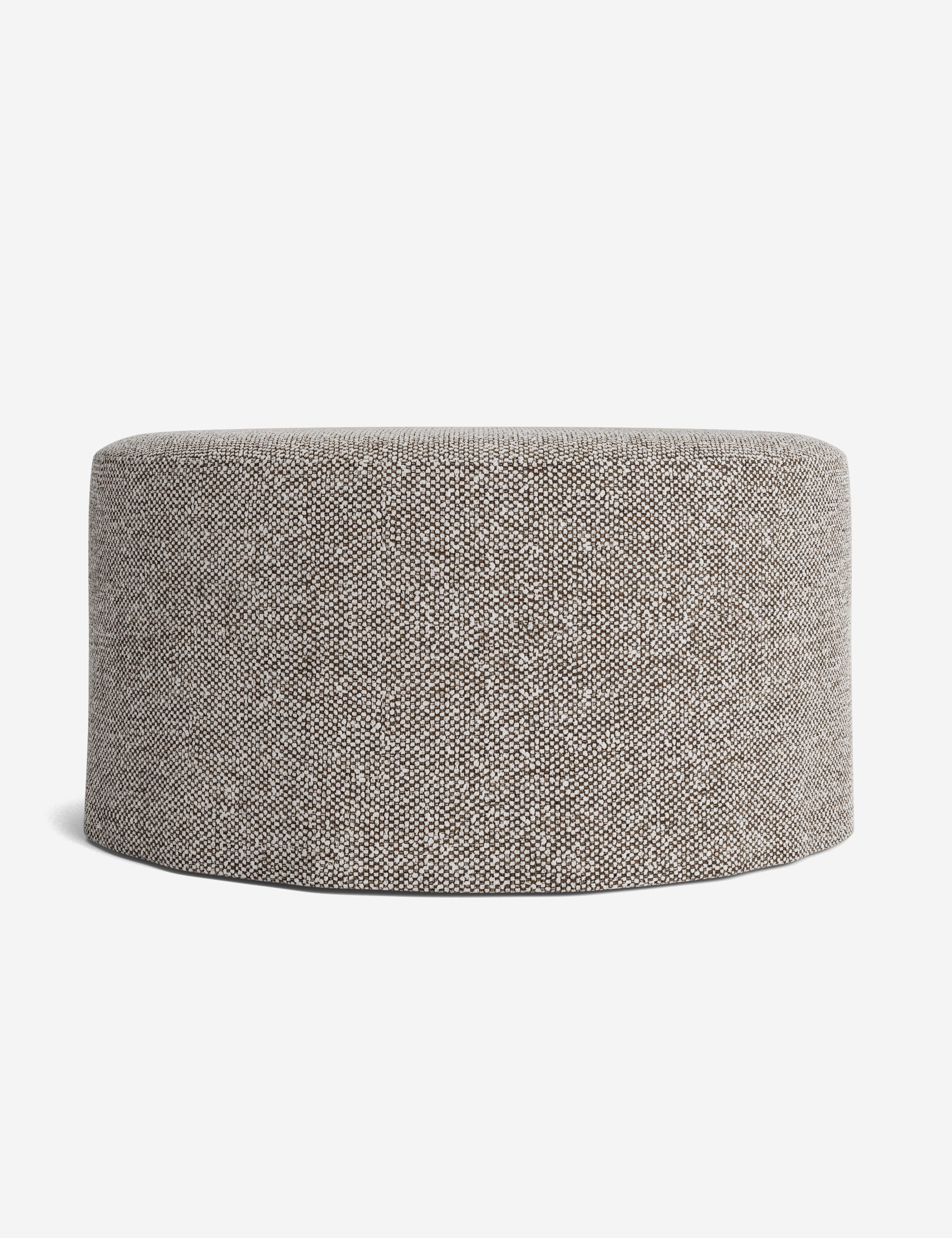 Lulu and Georgia Portola Slipcover Round Ottoman - view 51
