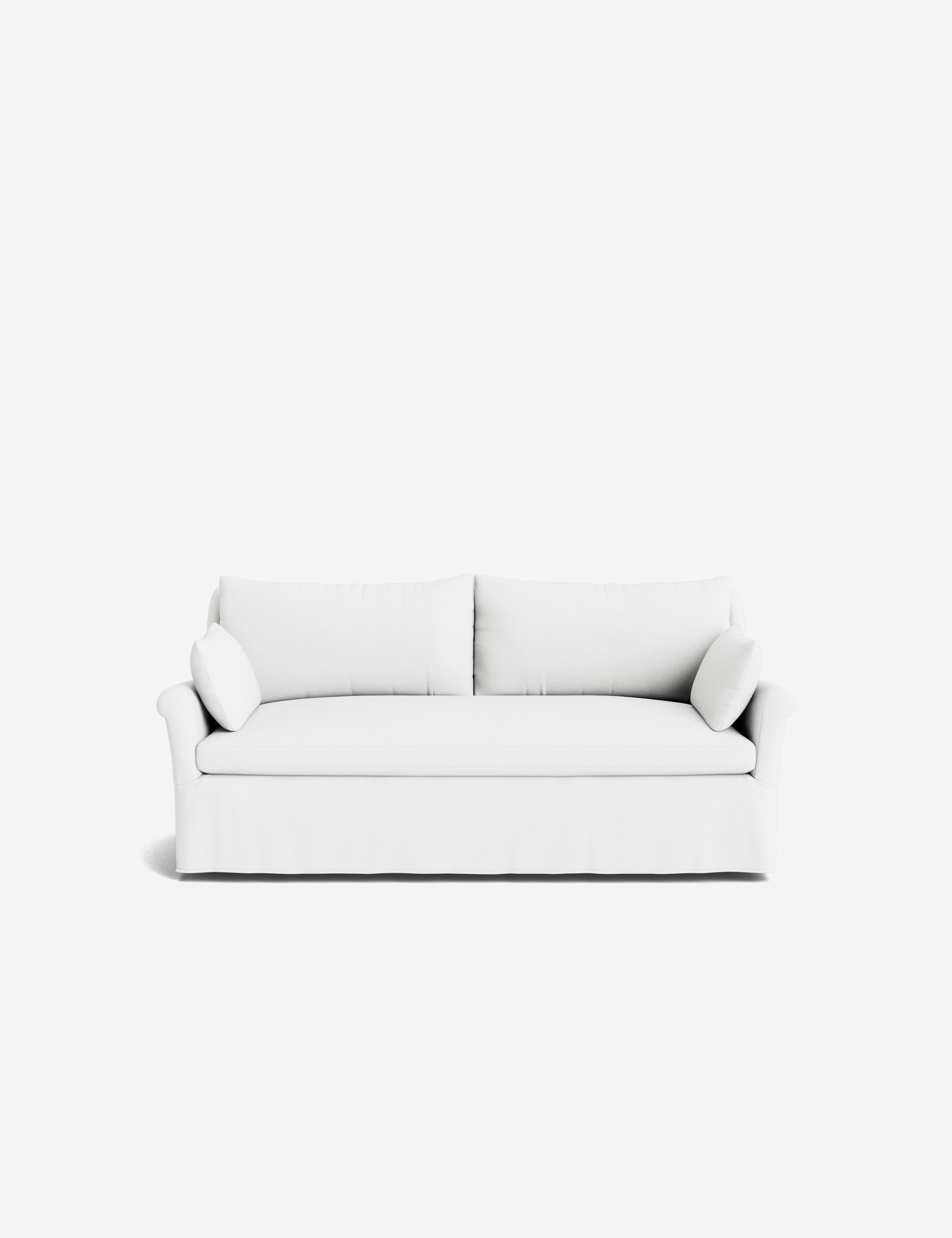 Lulu and Georgia Portola Rolled Arm Slipcover Sofa - view 121
