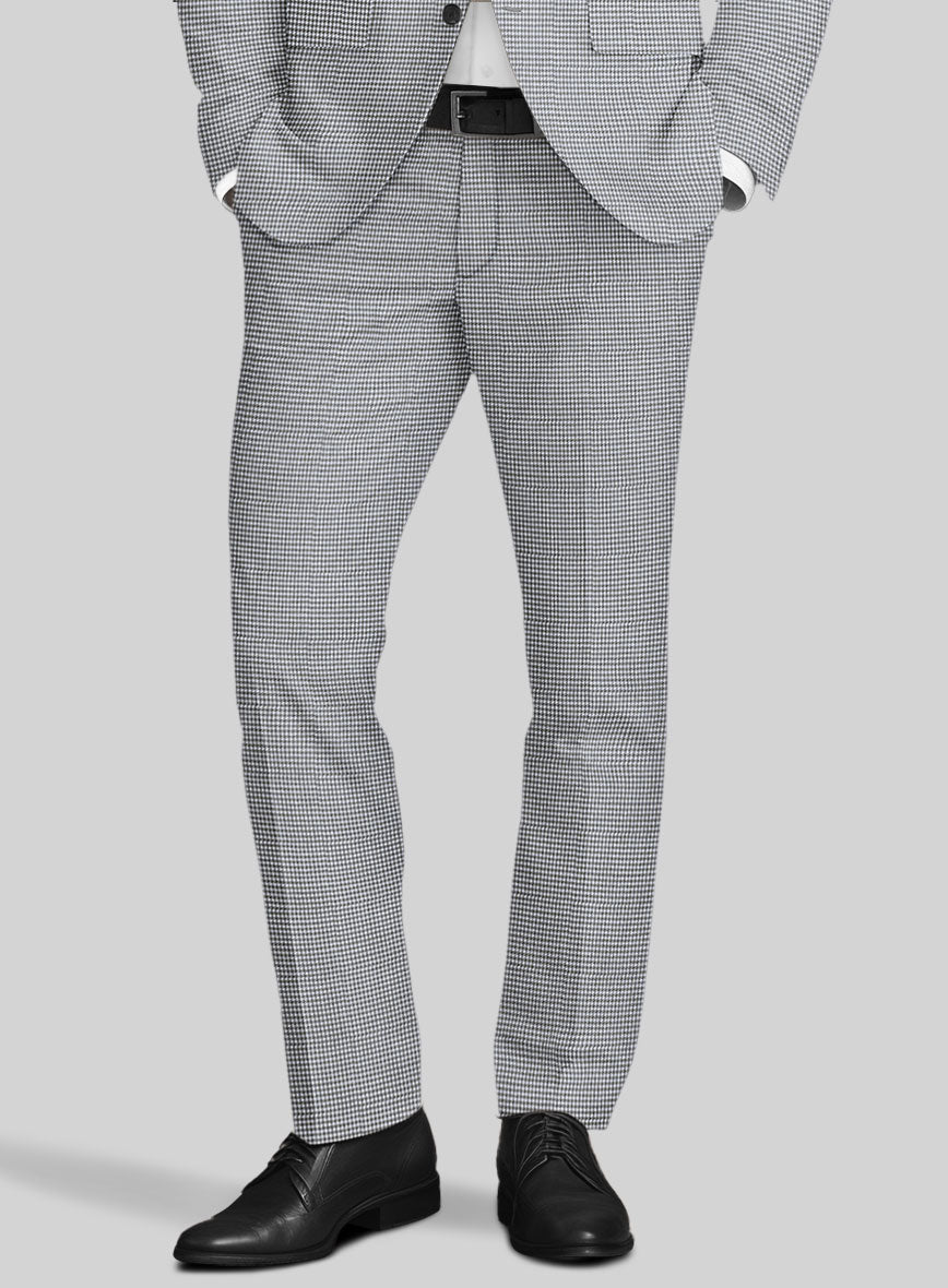 StudioSuits Italian Cotton Houndstooth Isla Pants - view 2
