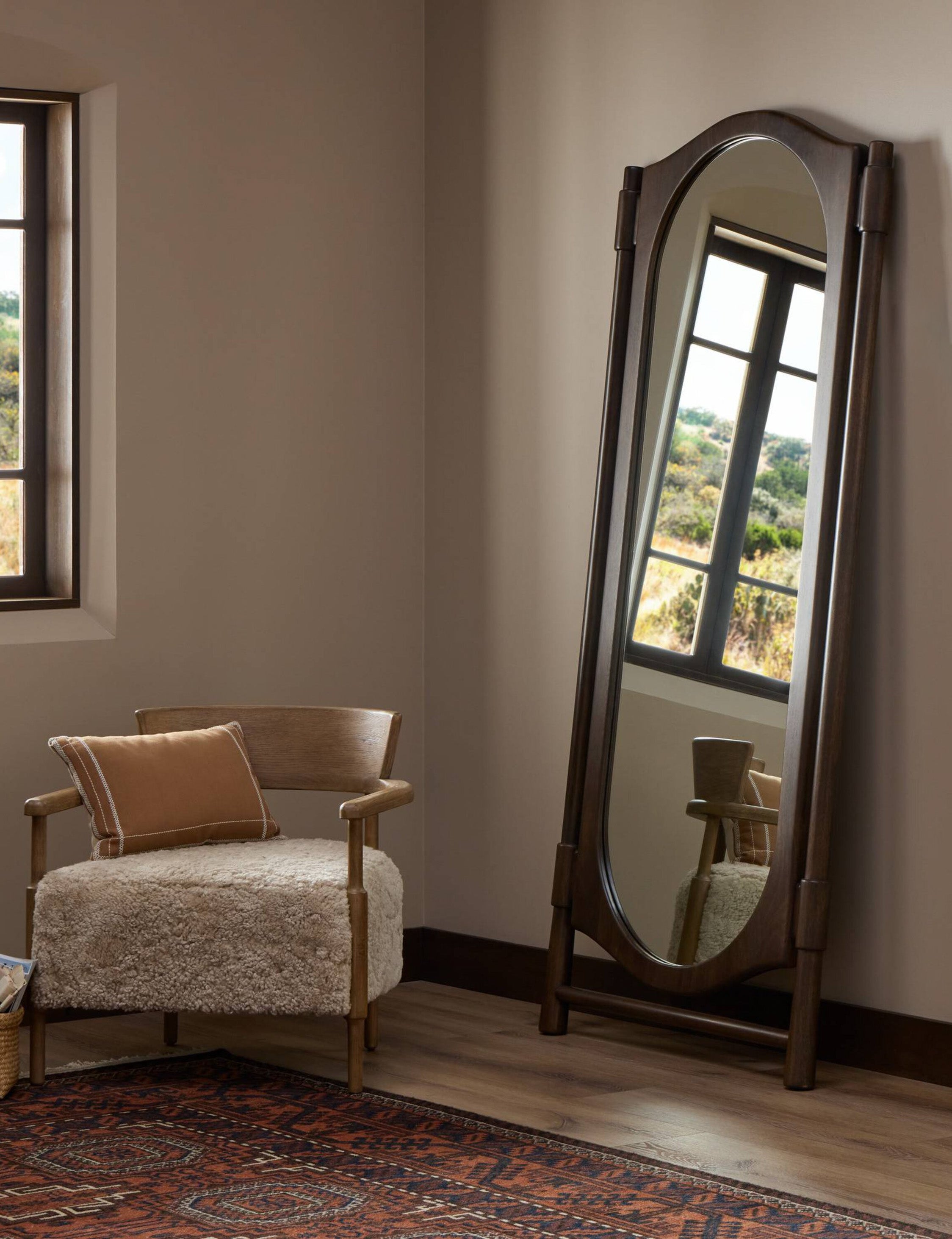 Lulu and Georgia Elowyn Floor Mirror by Amber Lewis x Four Hands - view 2