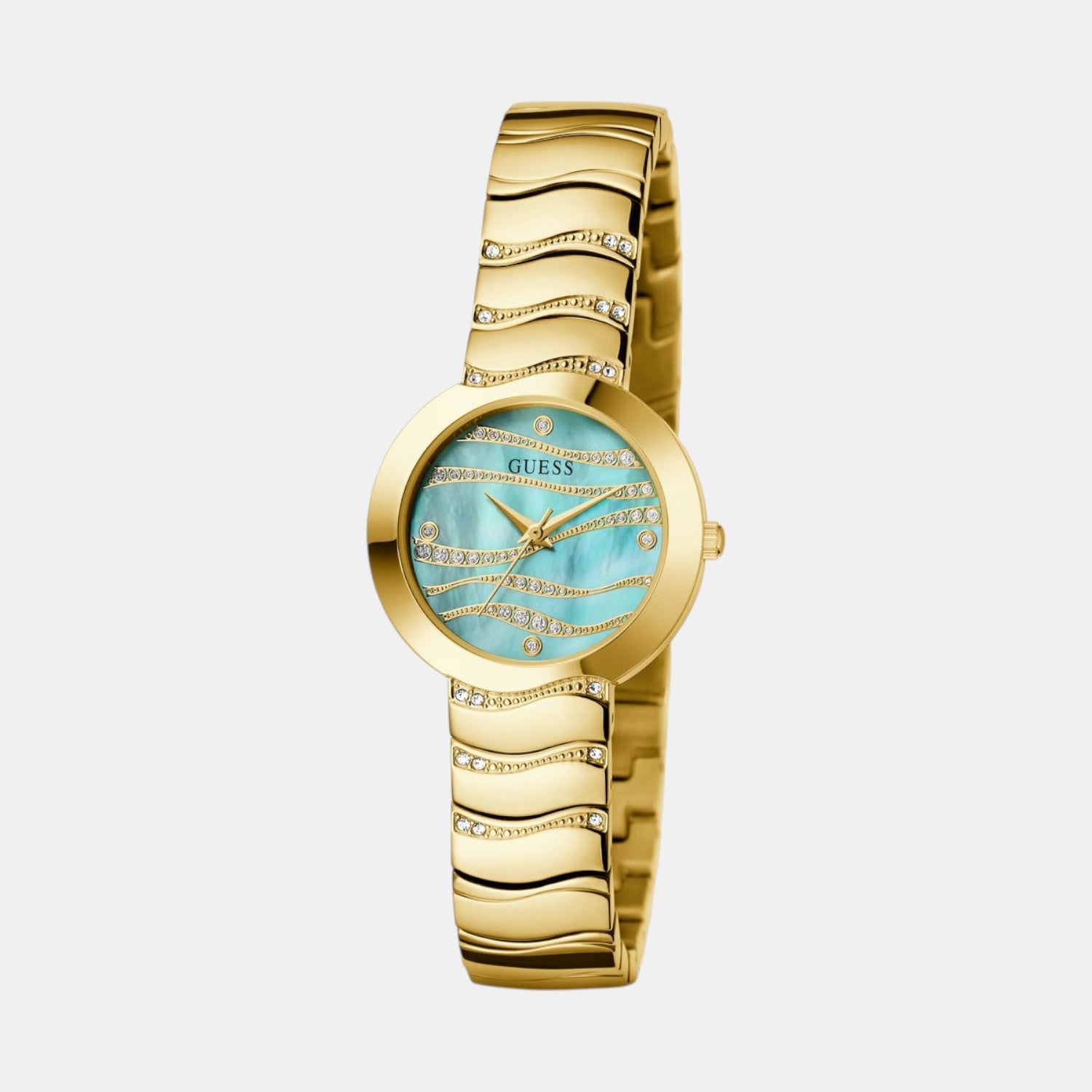 Guess Dress Women Quartz Green Dial Analog Stainless Steel Watch GW0871L2 - view 3